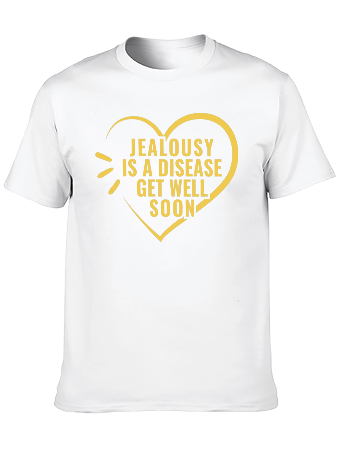 Jealousy Is a Disease Black Graphic T-Shirt
