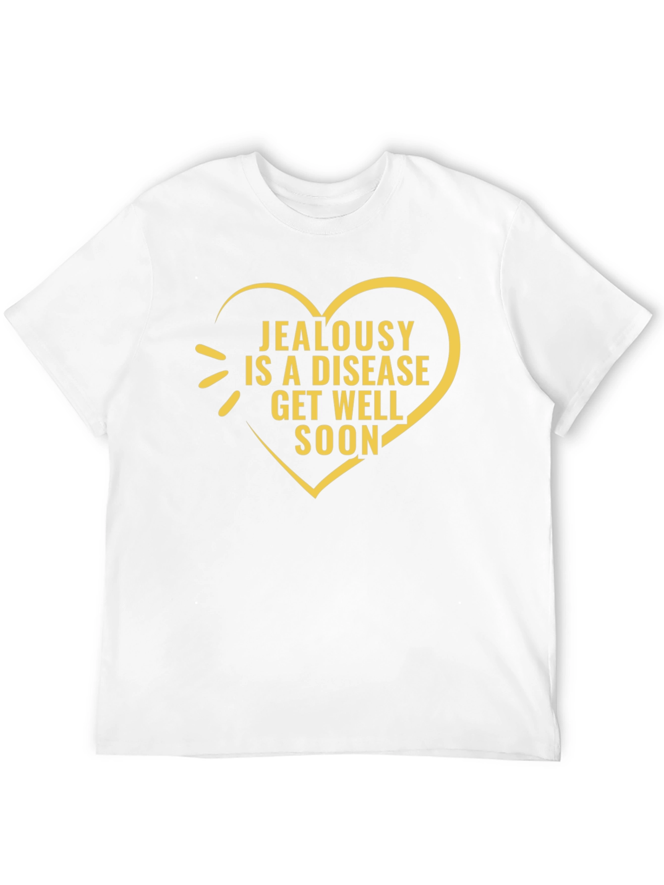Jealousy Is a Disease Black Graphic T-Shirt