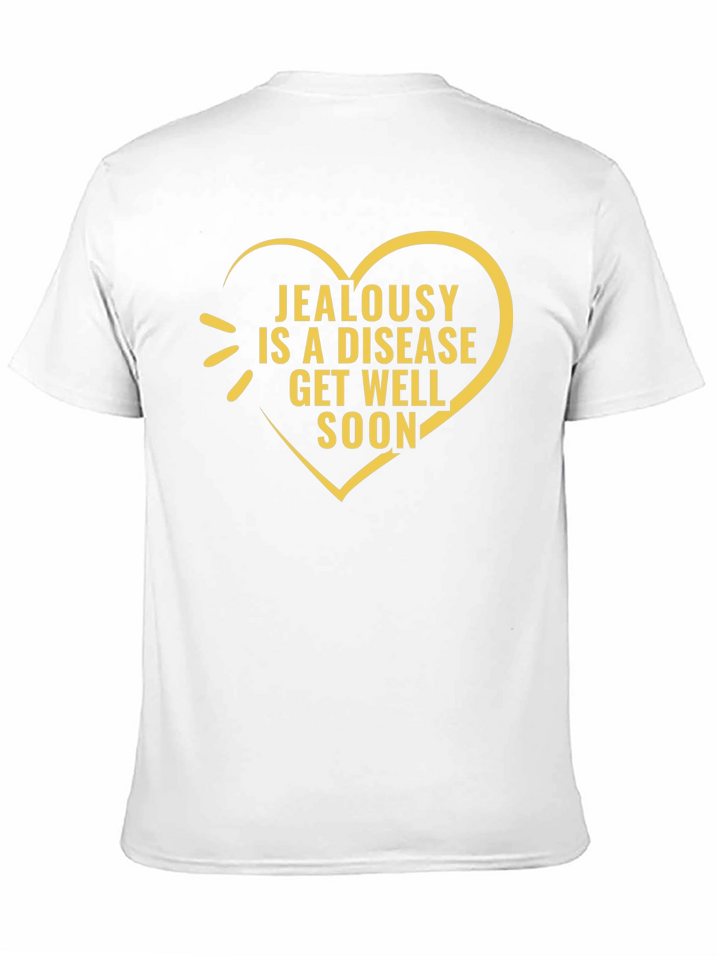 Jealousy Is a Disease Black Graphic T-Shirt