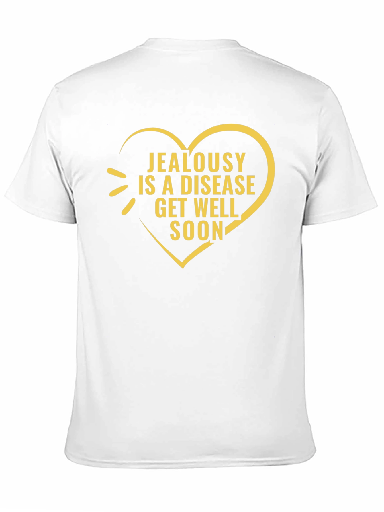 Jealousy Is a Disease Black Graphic T-Shirt