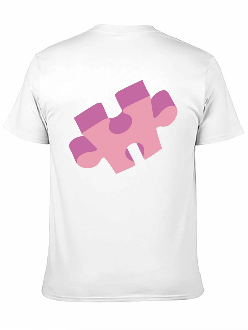 Puzzle Piece Graphic Tee - Black Casual Shirt