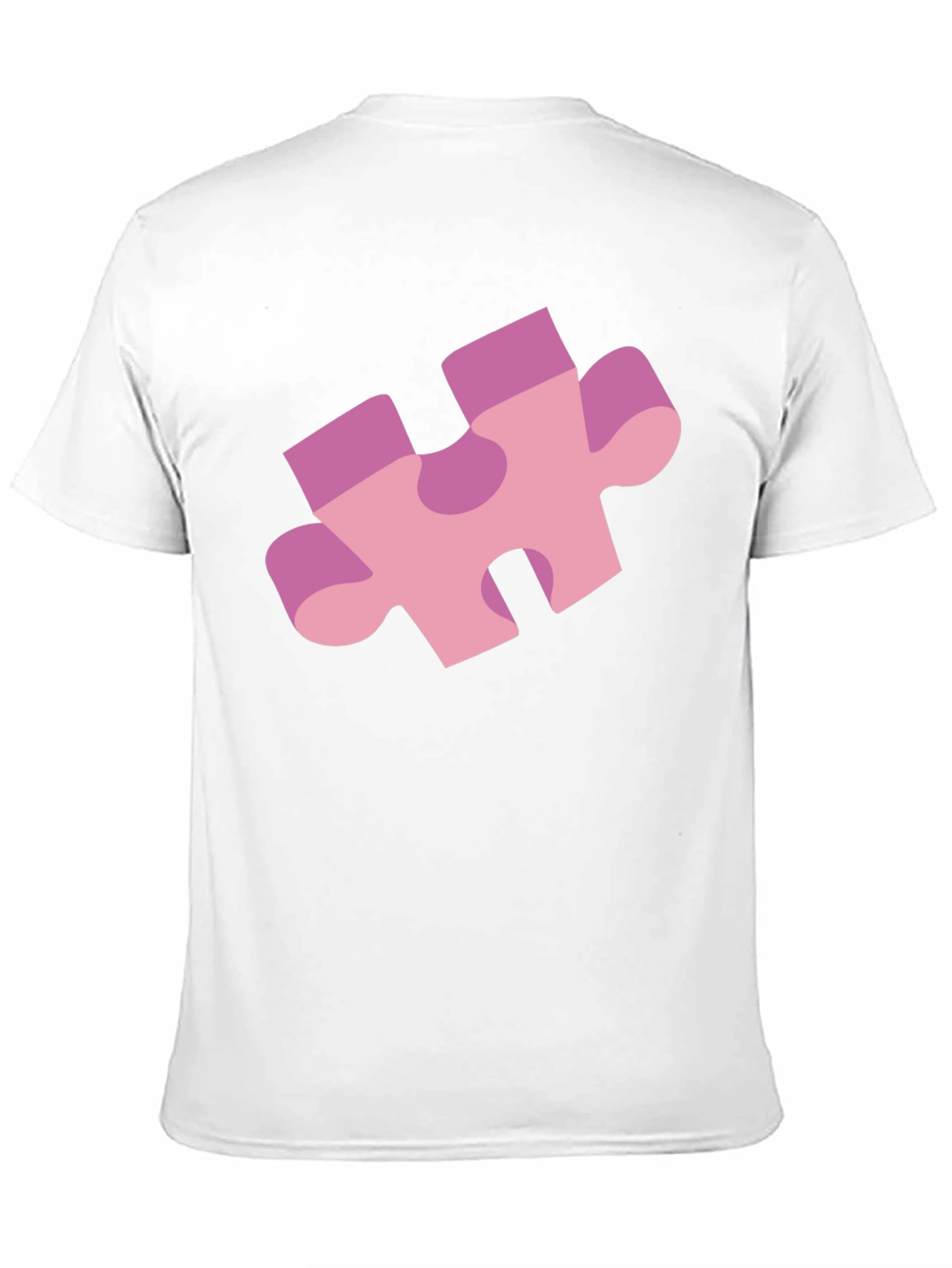 Puzzle Piece Graphic Tee - Black Casual Shirt