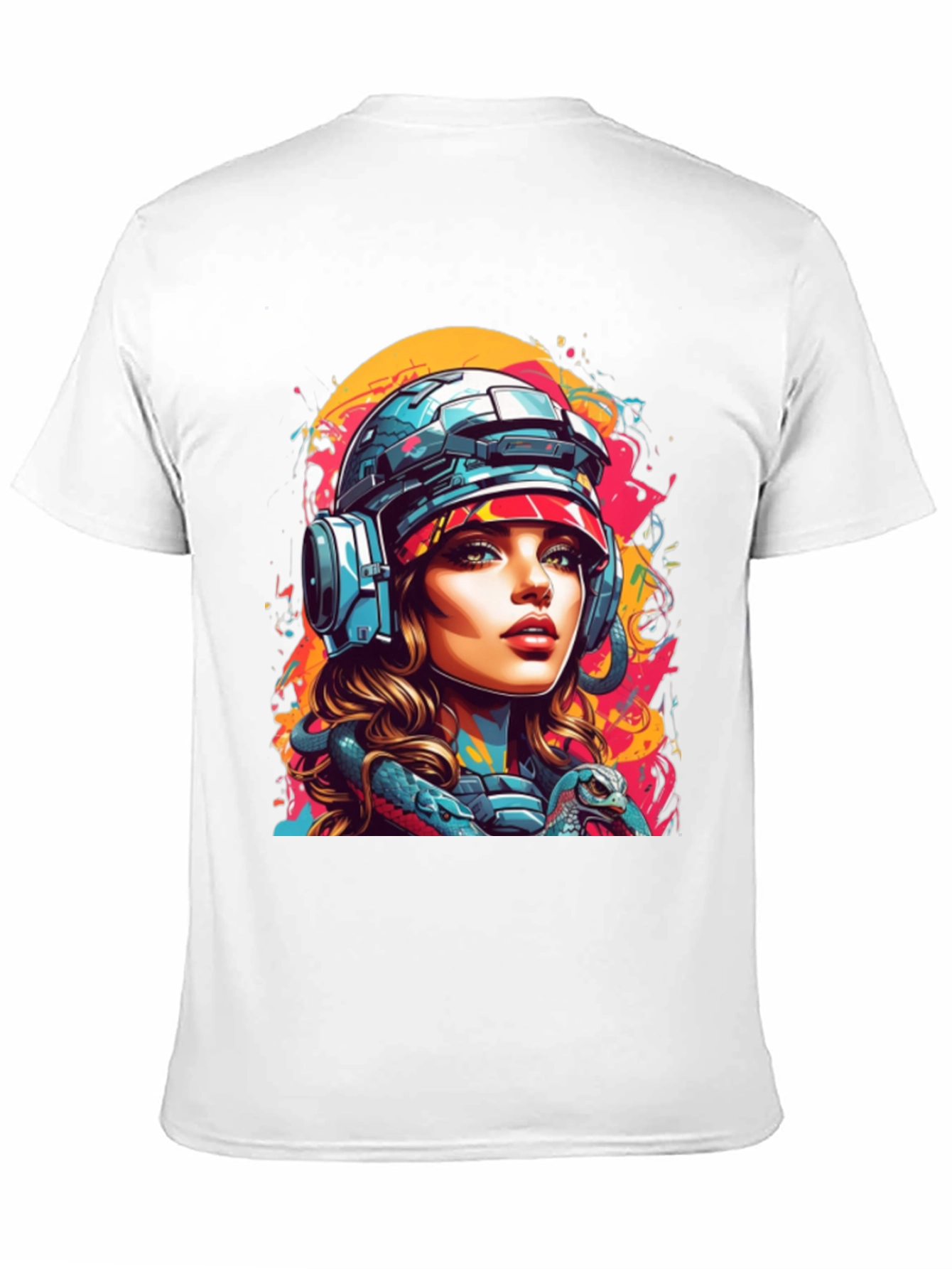Cyberpunk Girl T-Shirt - Unique Graphic Tee