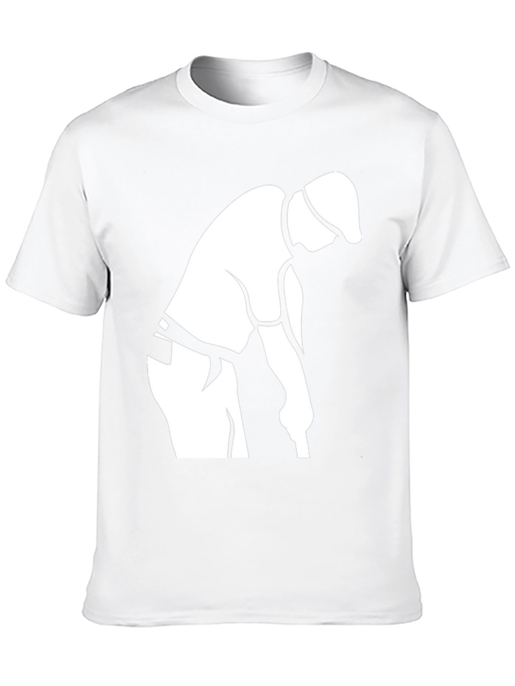 Golfer Graphic Tee - Classic Black Cotton T-Shirt
