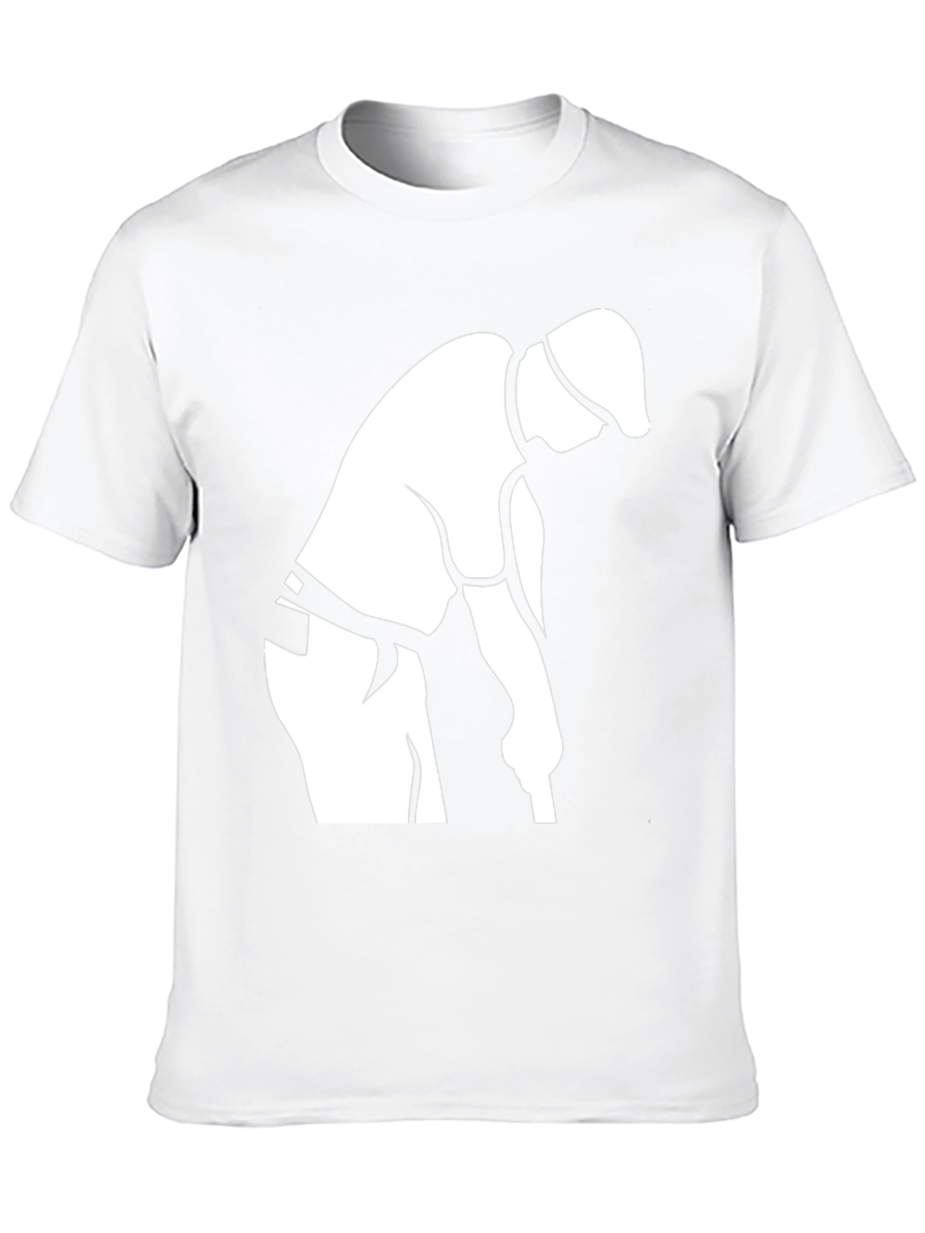 Golfer Graphic Tee - Classic Black Cotton T-Shirt