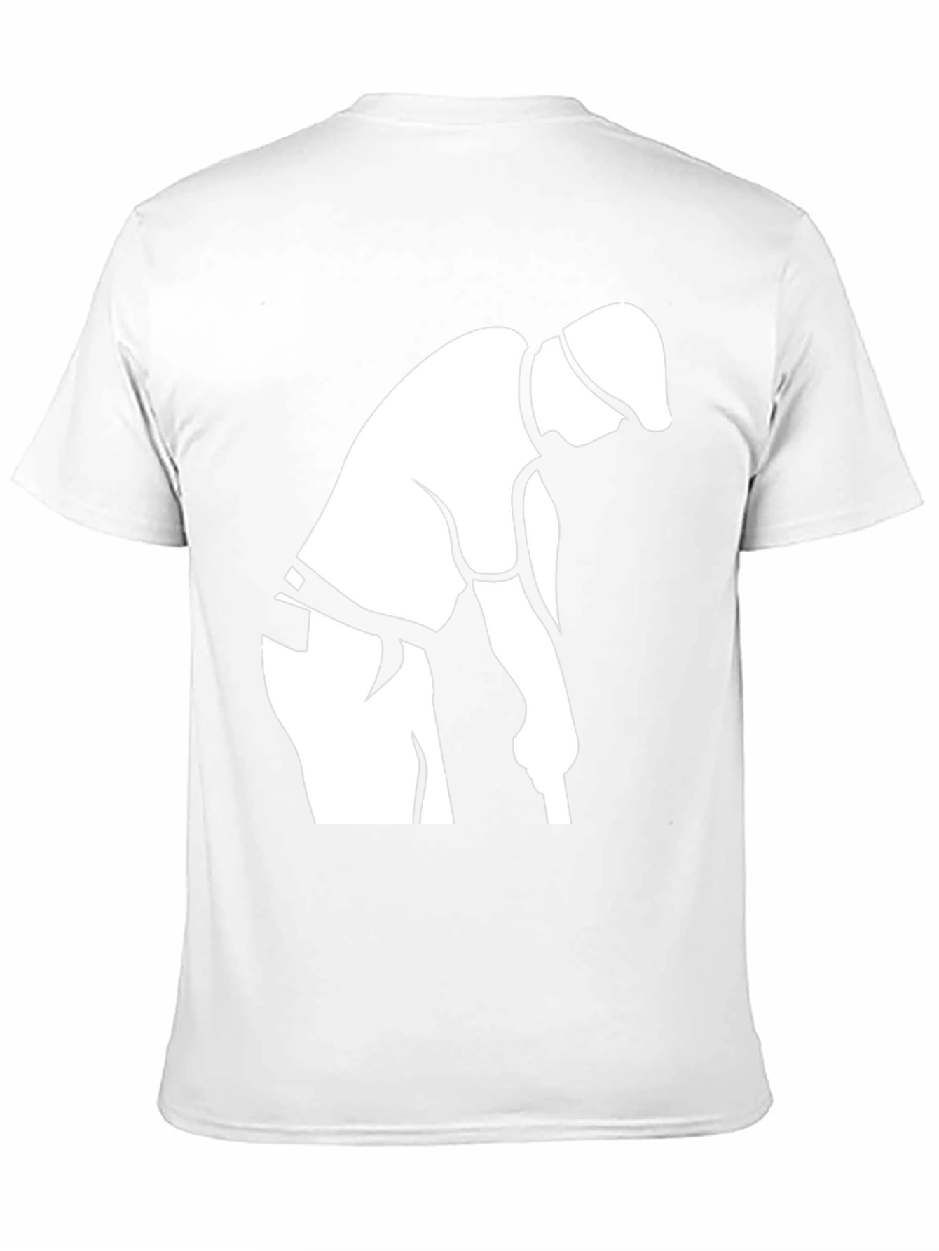 Golfer Graphic Tee - Classic Black Cotton T-Shirt