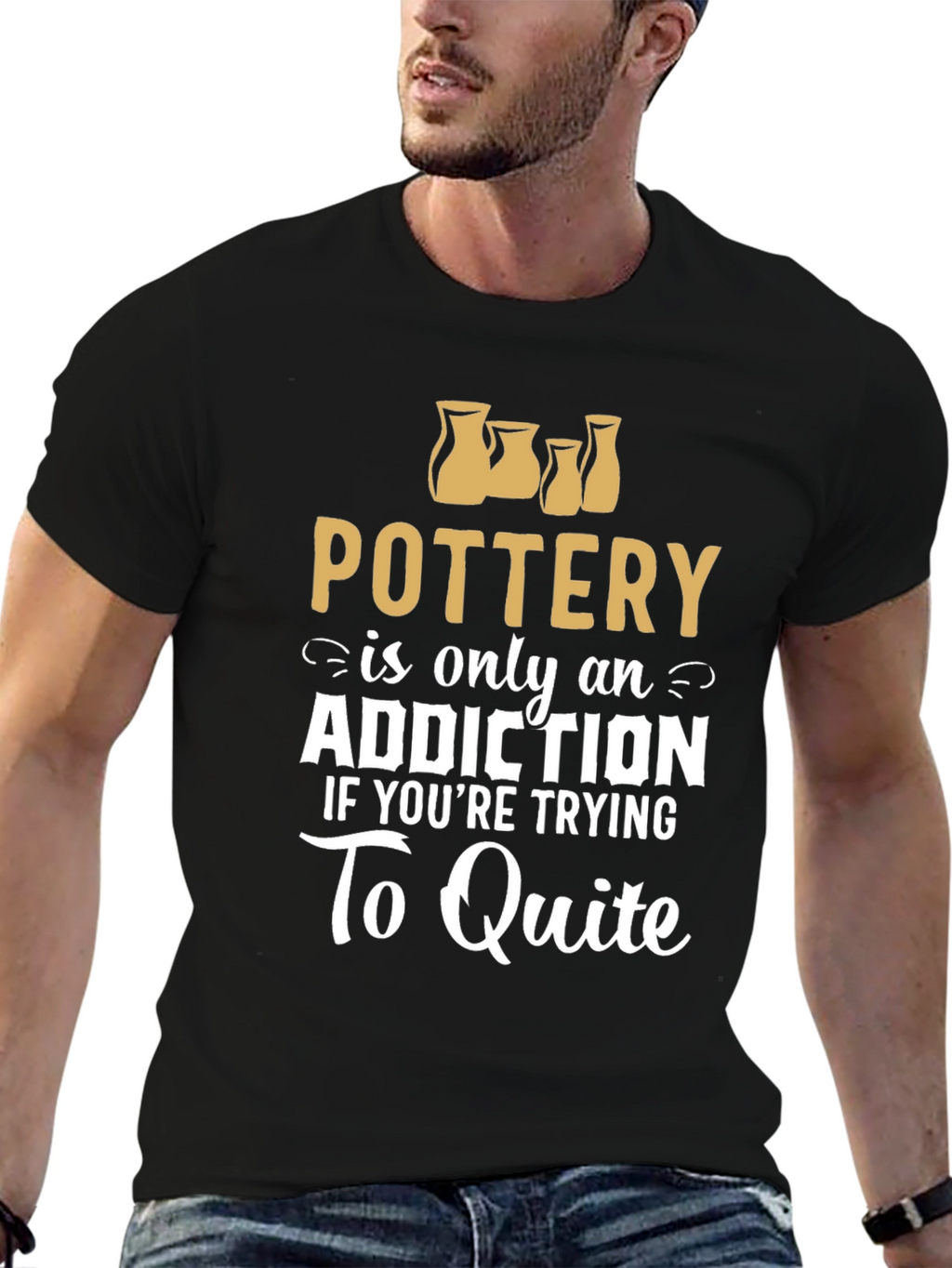 Pottery Addiction Graphic T-Shirt