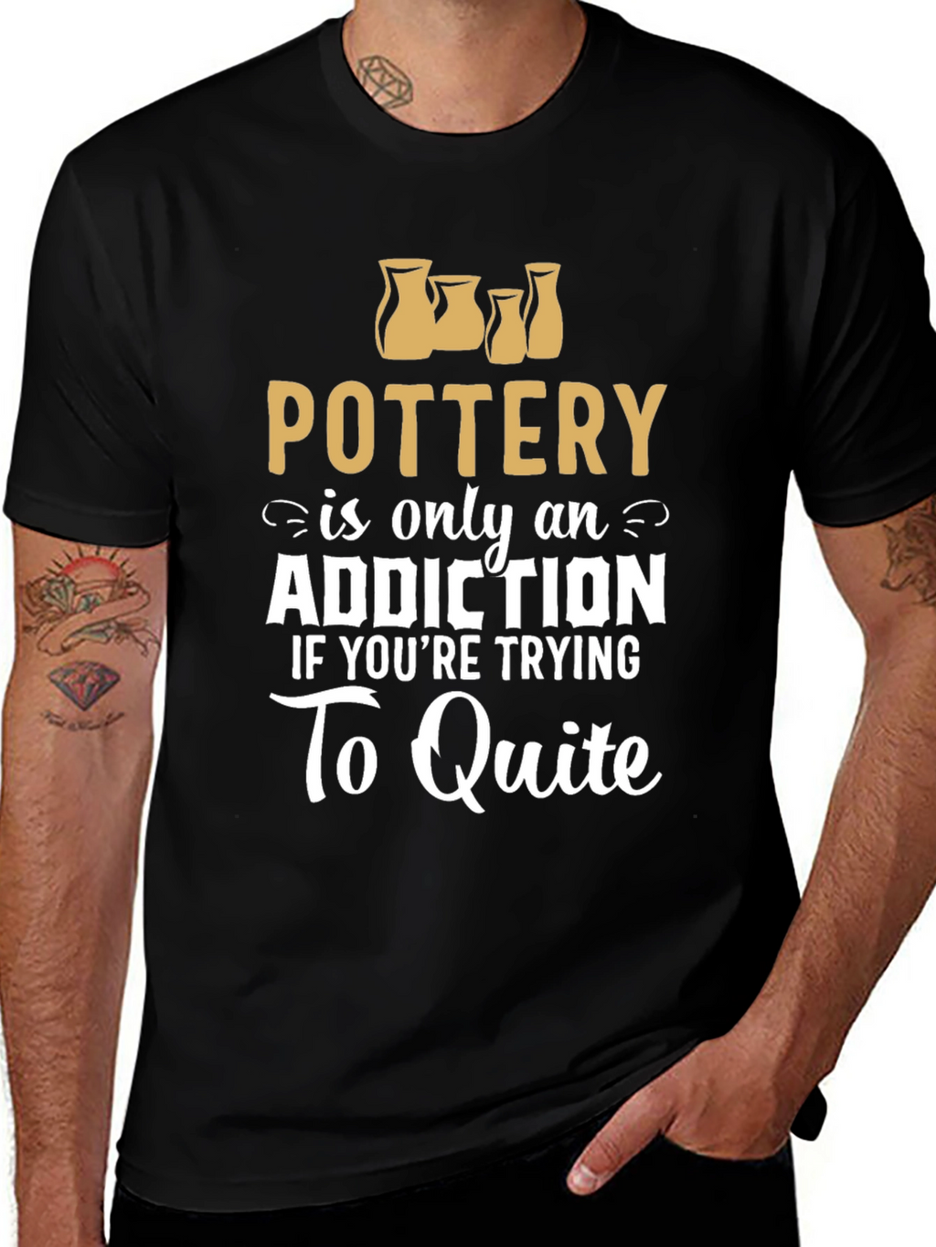 Pottery Addiction Graphic T-Shirt