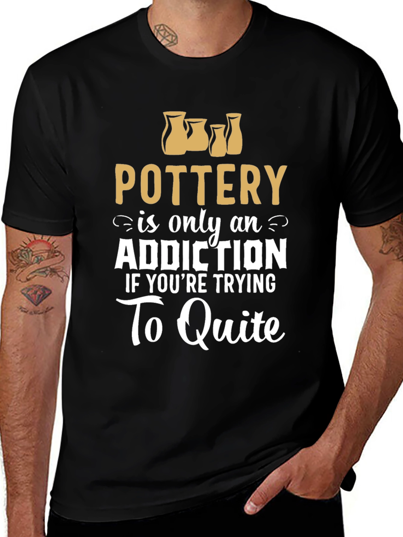 Pottery Addiction Graphic T-Shirt