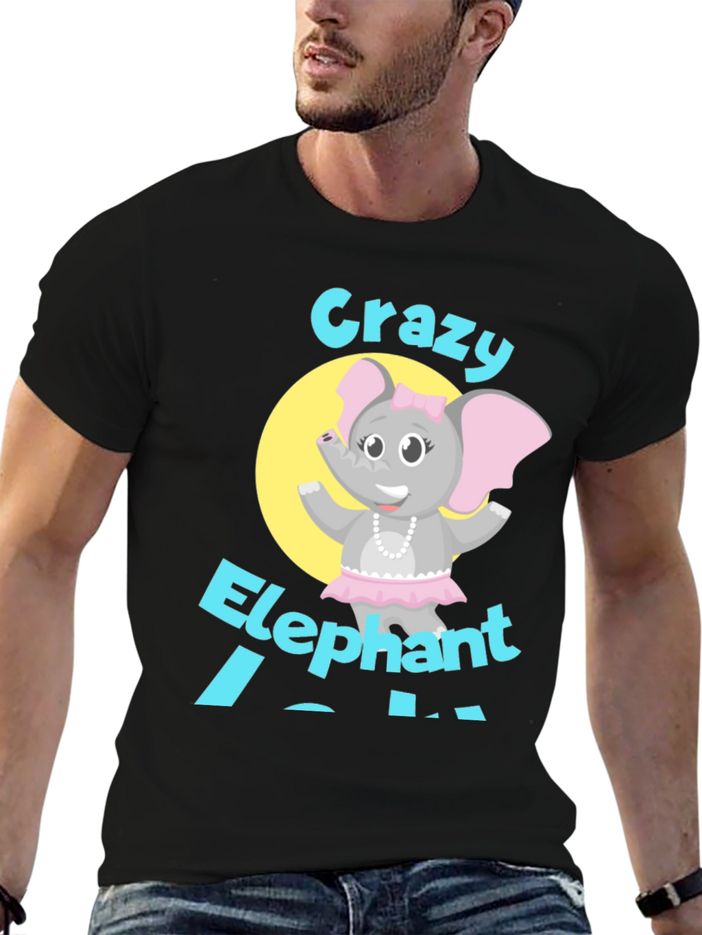 Crazy Elephant Black T-Shirt