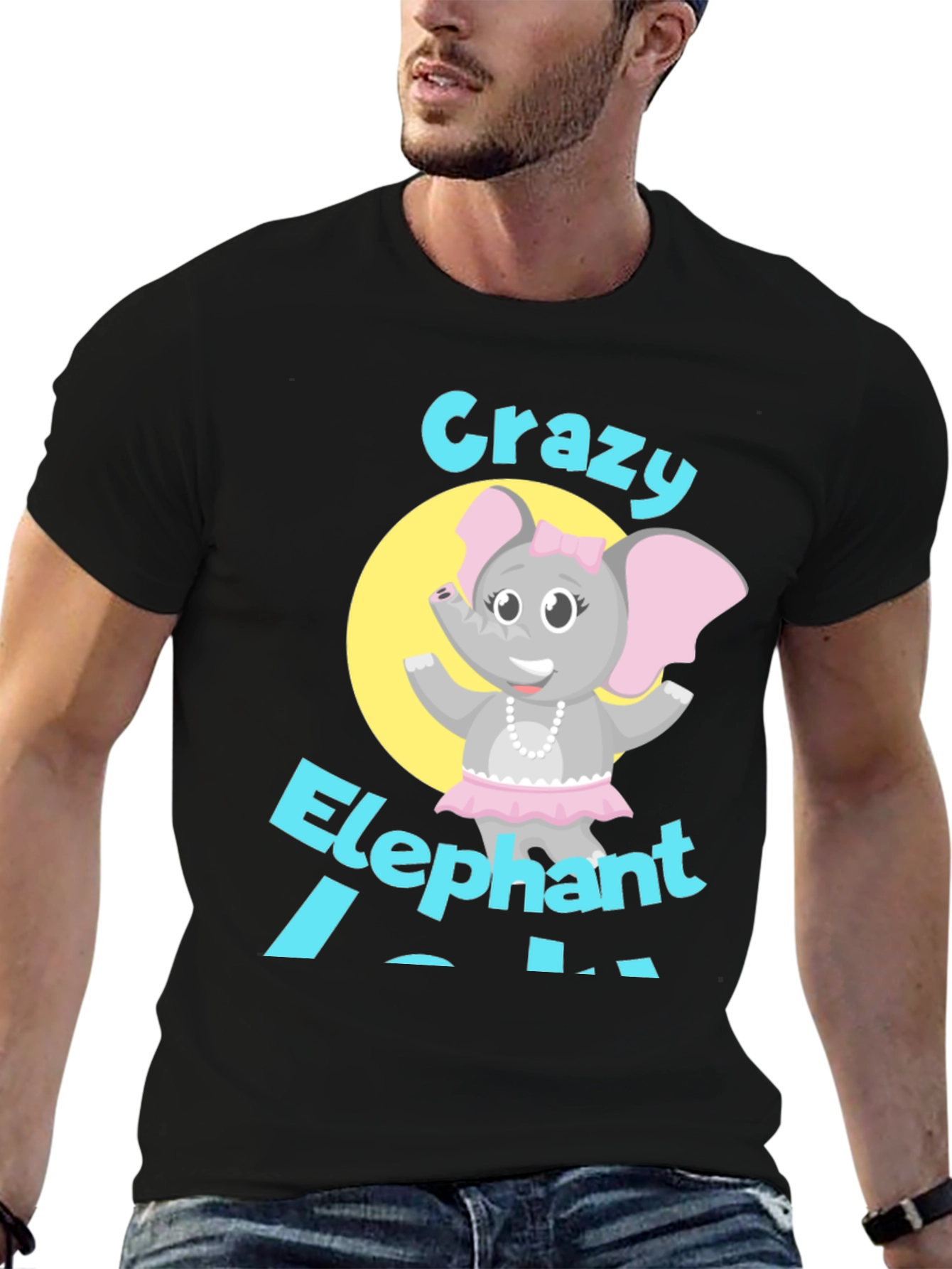 Crazy Elephant Black T-Shirt