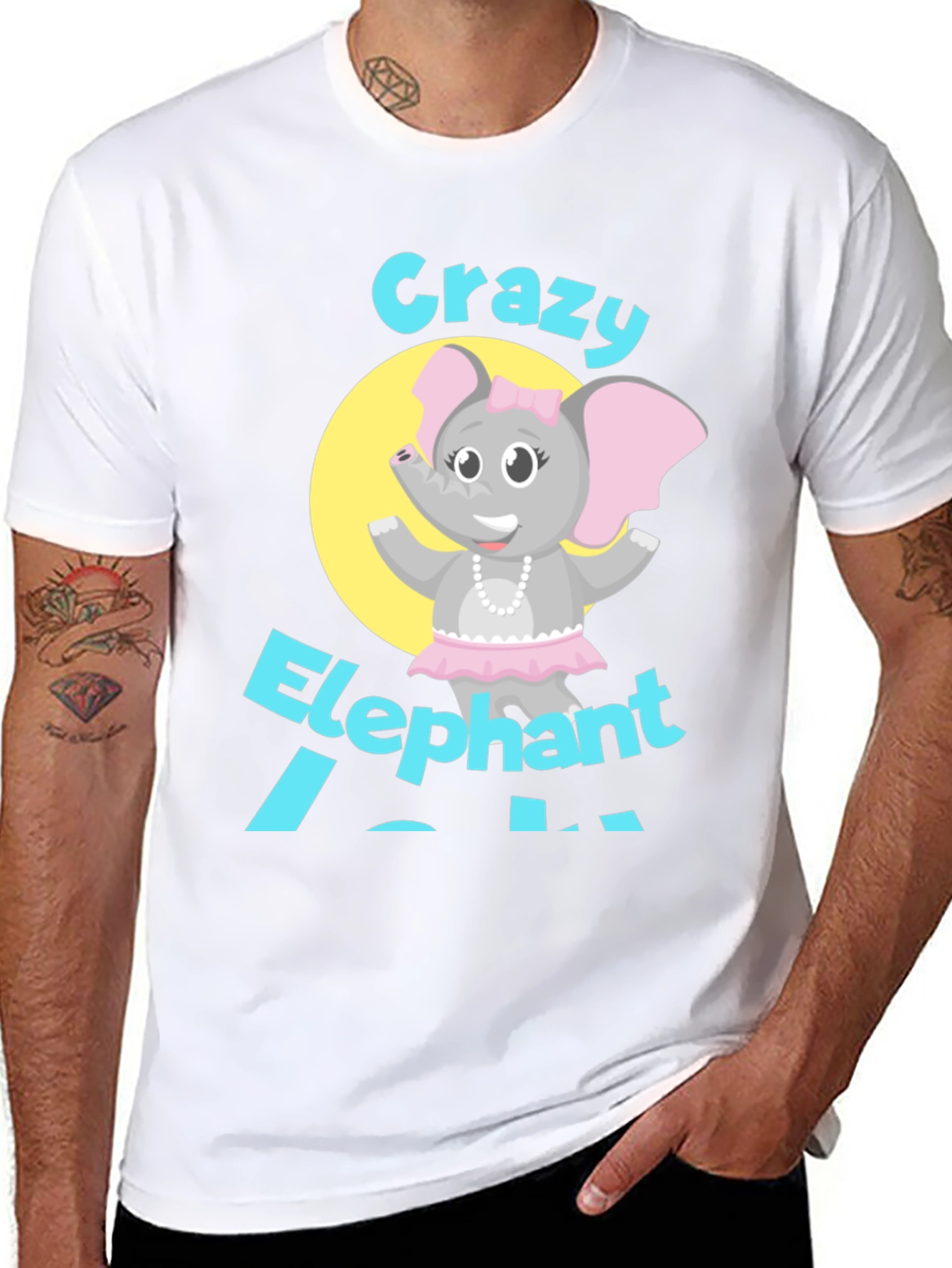 Crazy Elephant Black T-Shirt