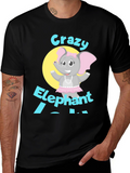 Crazy Elephant Black T-Shirt