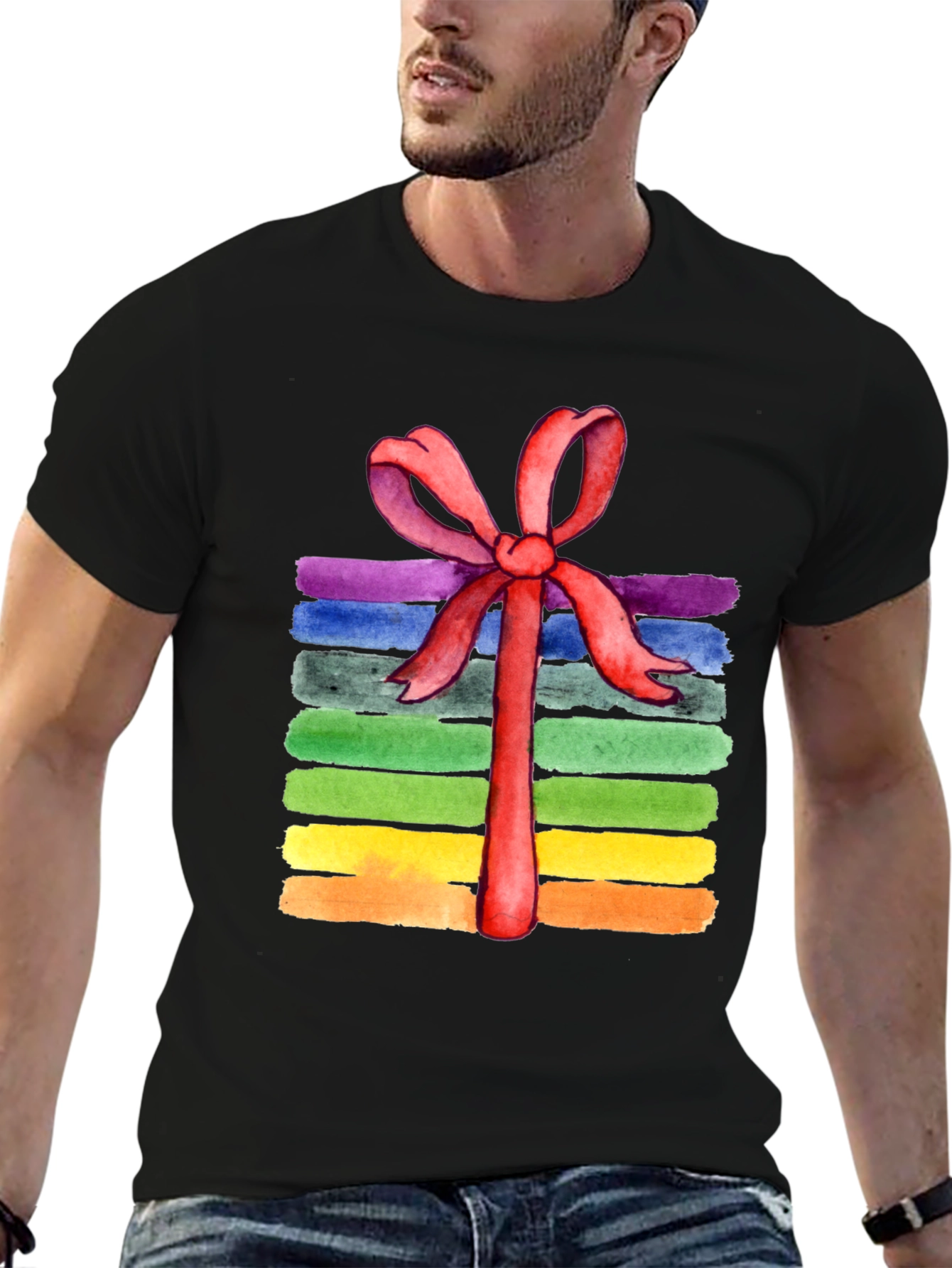 Rainbow Gift T-Shirt - Festive & Fun!