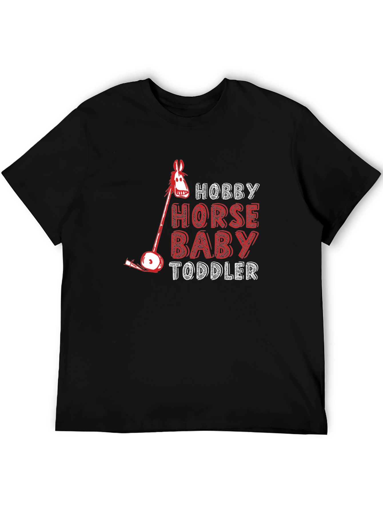 Hobby Horse Baby Toddler T-Shirt - Black