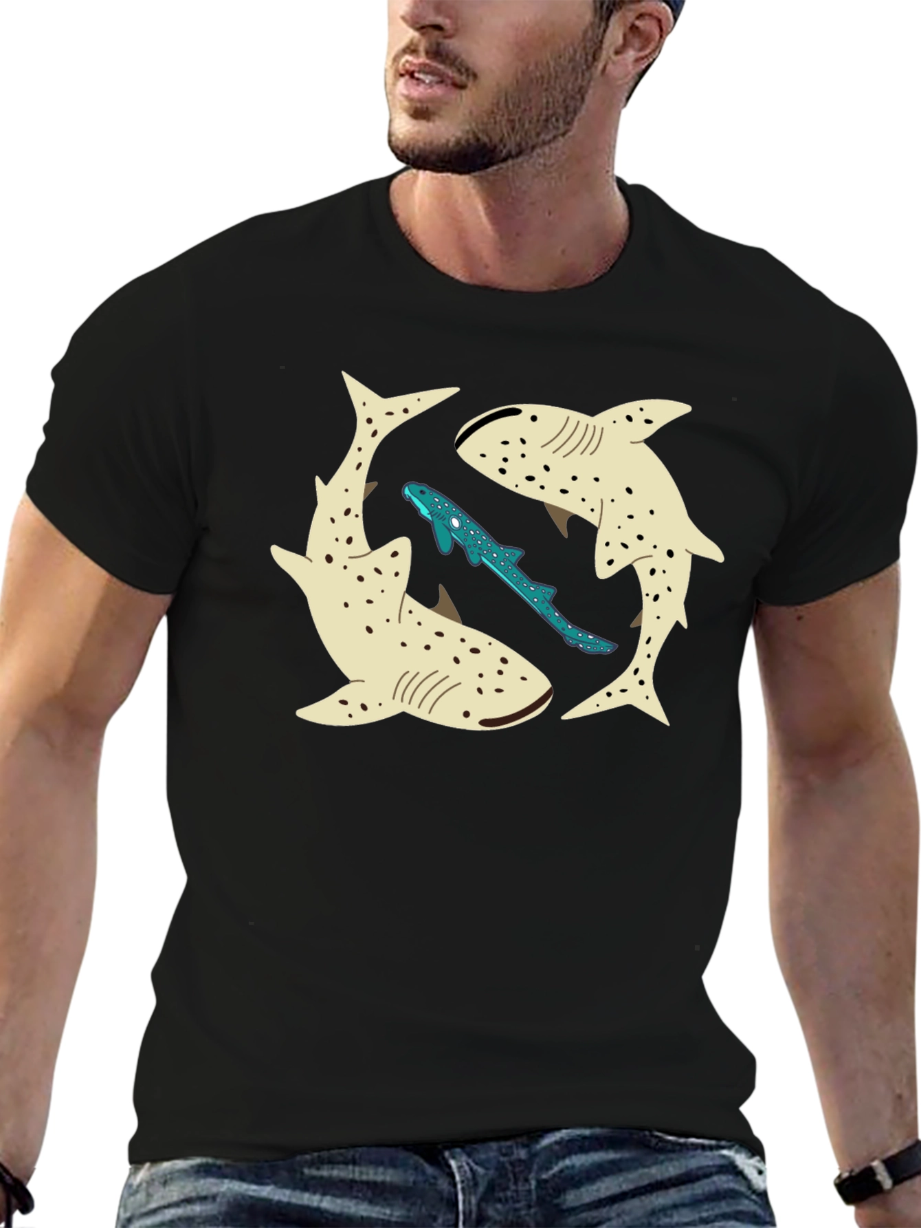 Shark T-Shirt - Black