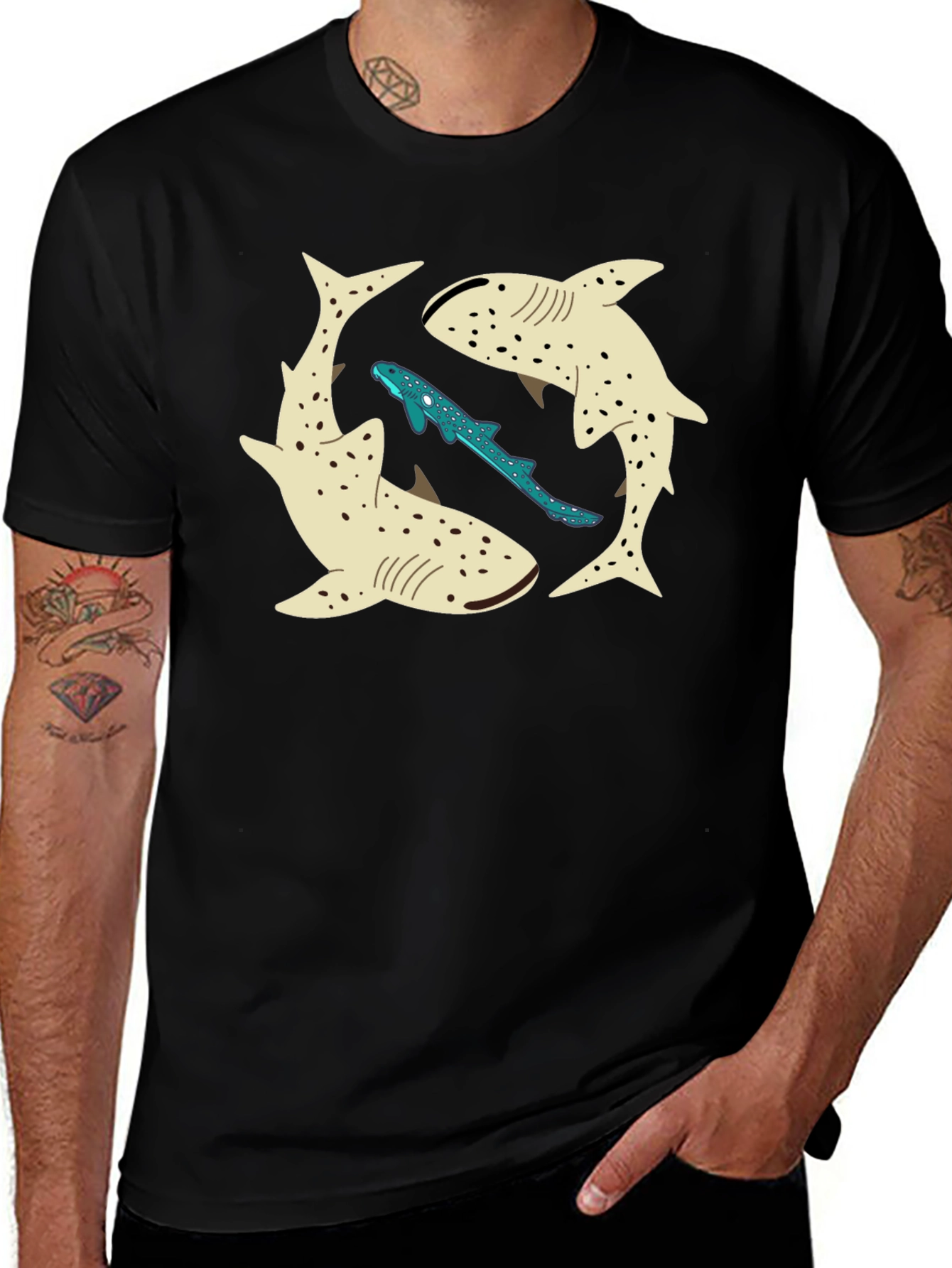 Shark T-Shirt - Black
