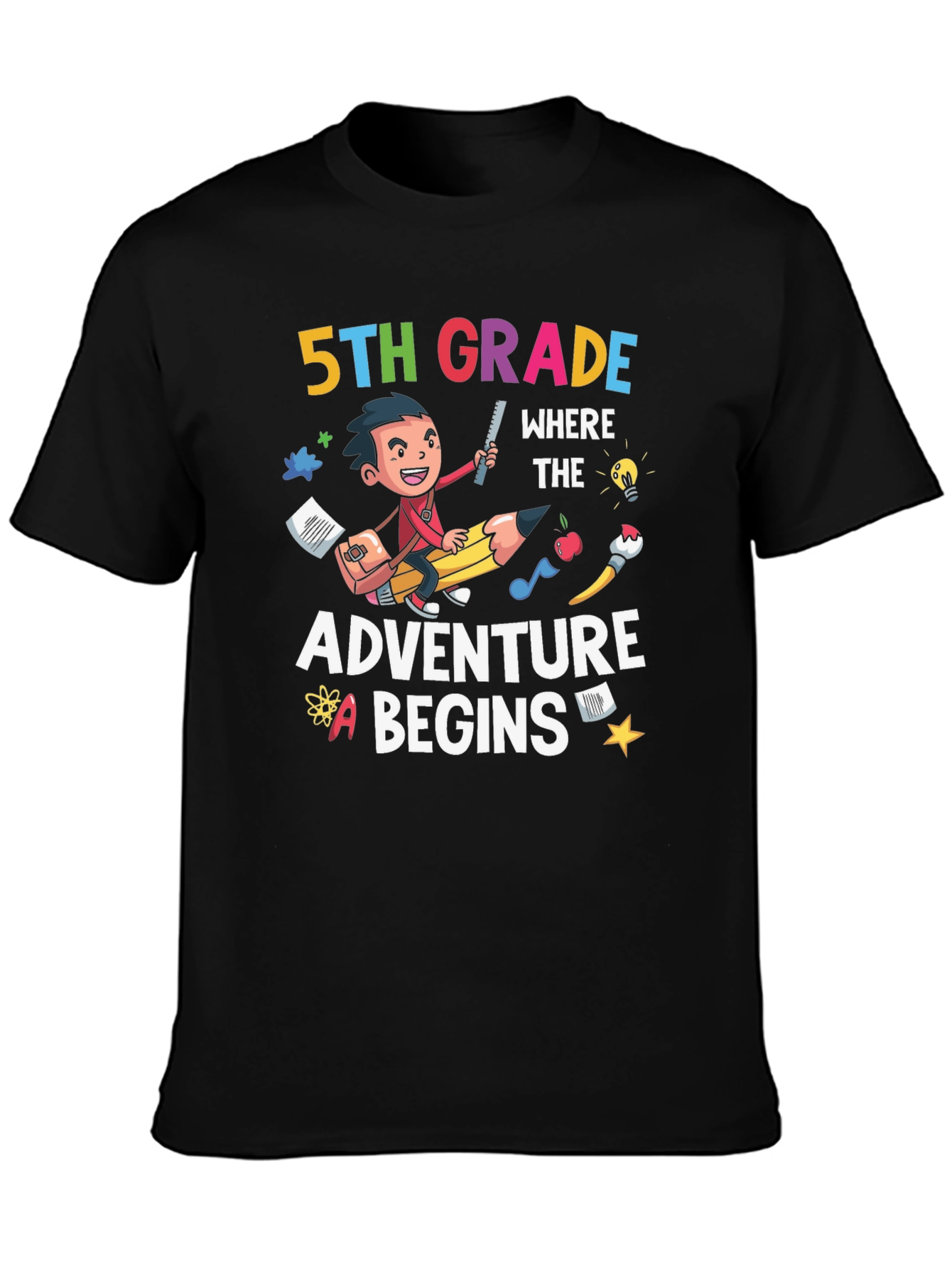 5th Grade Adventure Begins T-Shirt