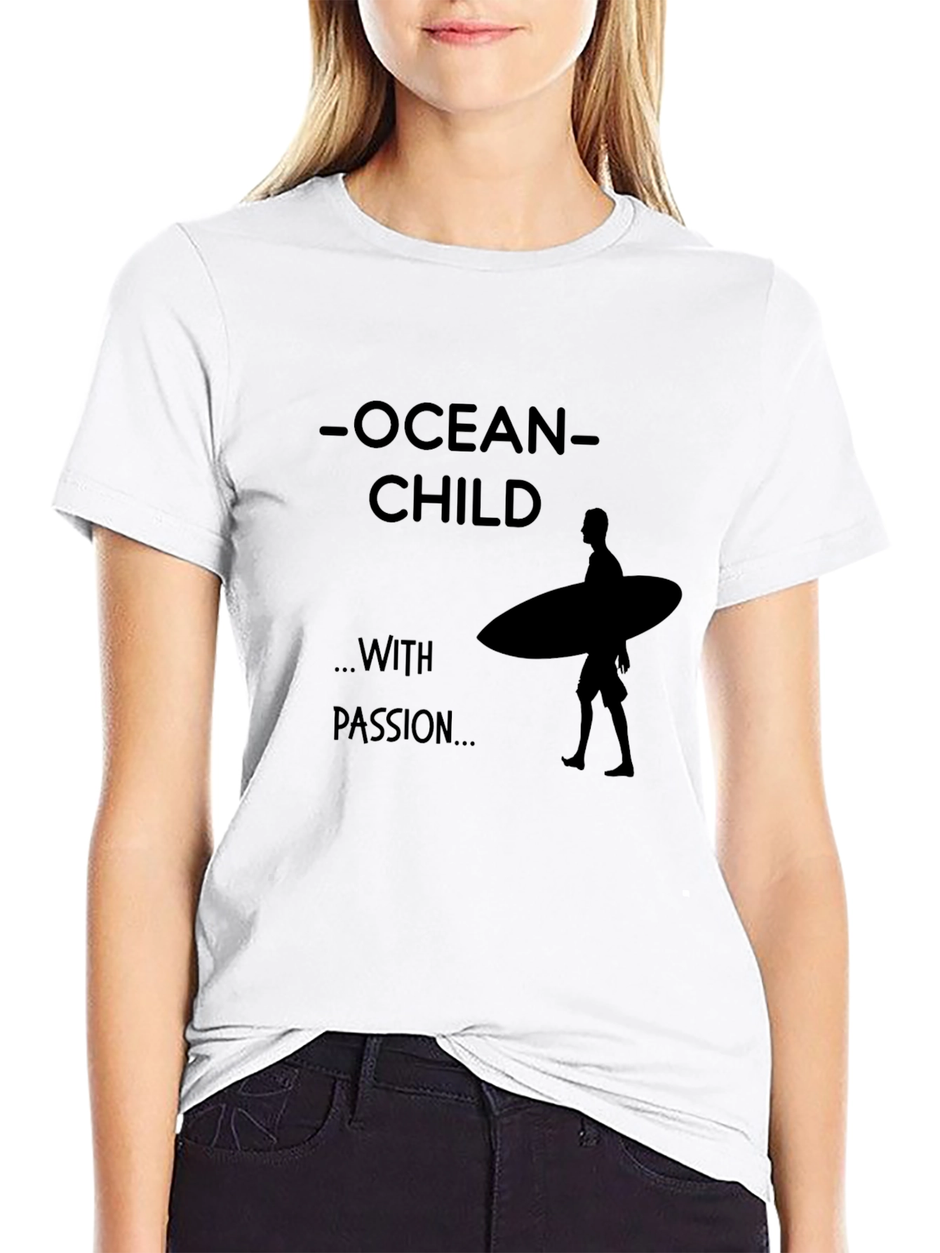 Ocean Child T-Shirt - Surfer Graphic Tee