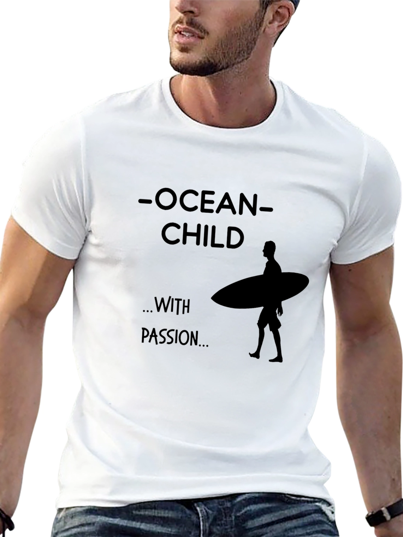 Ocean Child T-Shirt - Surfer Graphic Tee