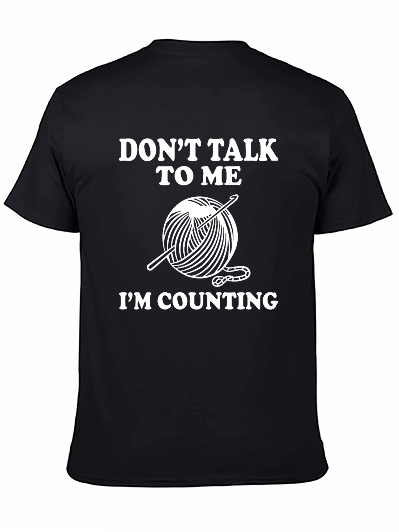 Crochet Lover T-Shirt: Dont Talk To Me Im Counting Tee