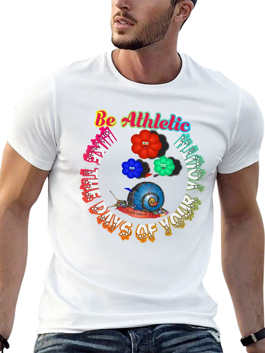 Be Athletic Snail Graphic Tee