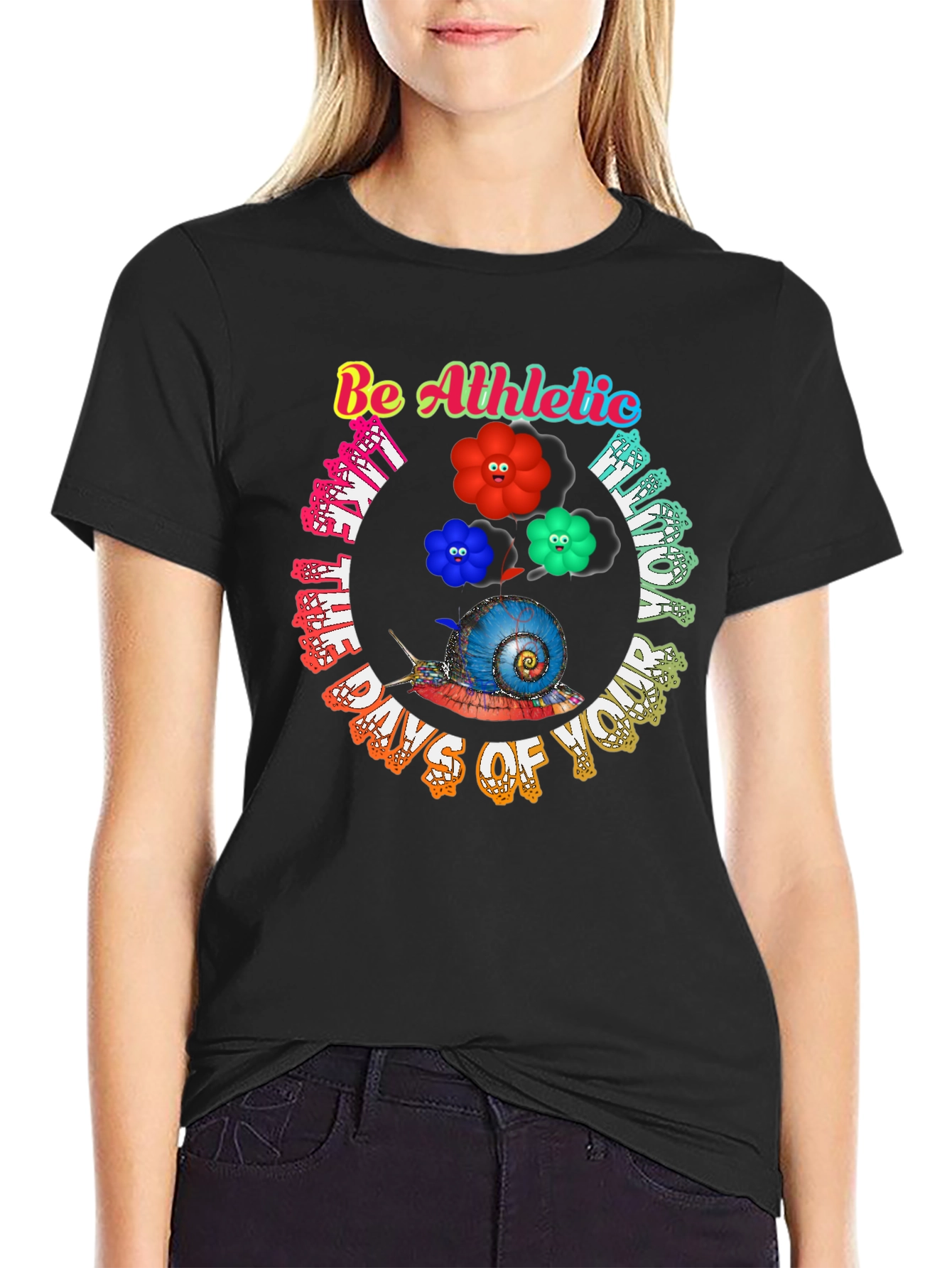 Be Athletic Snail Graphic Tee