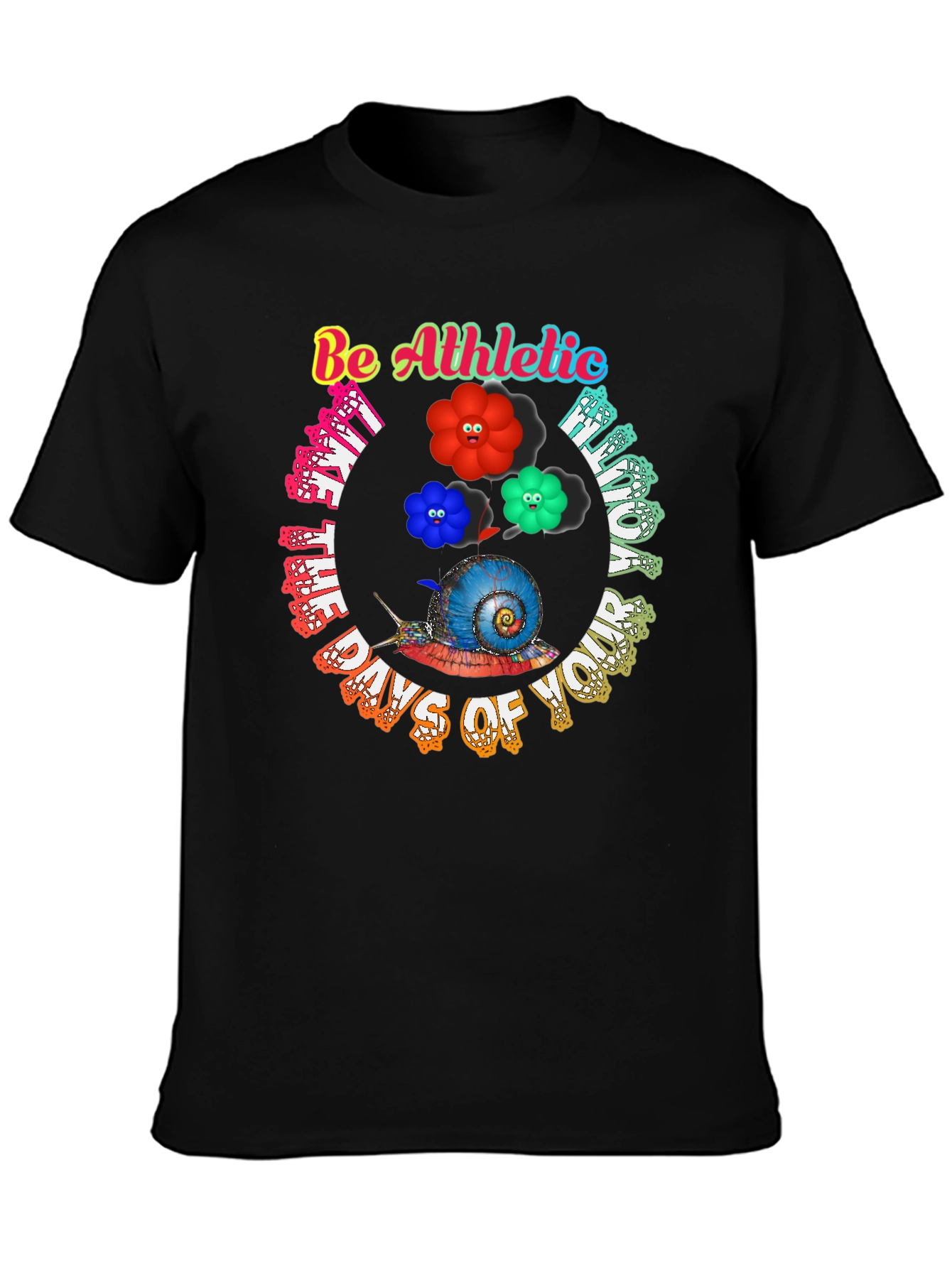 Be Athletic Snail Graphic Tee