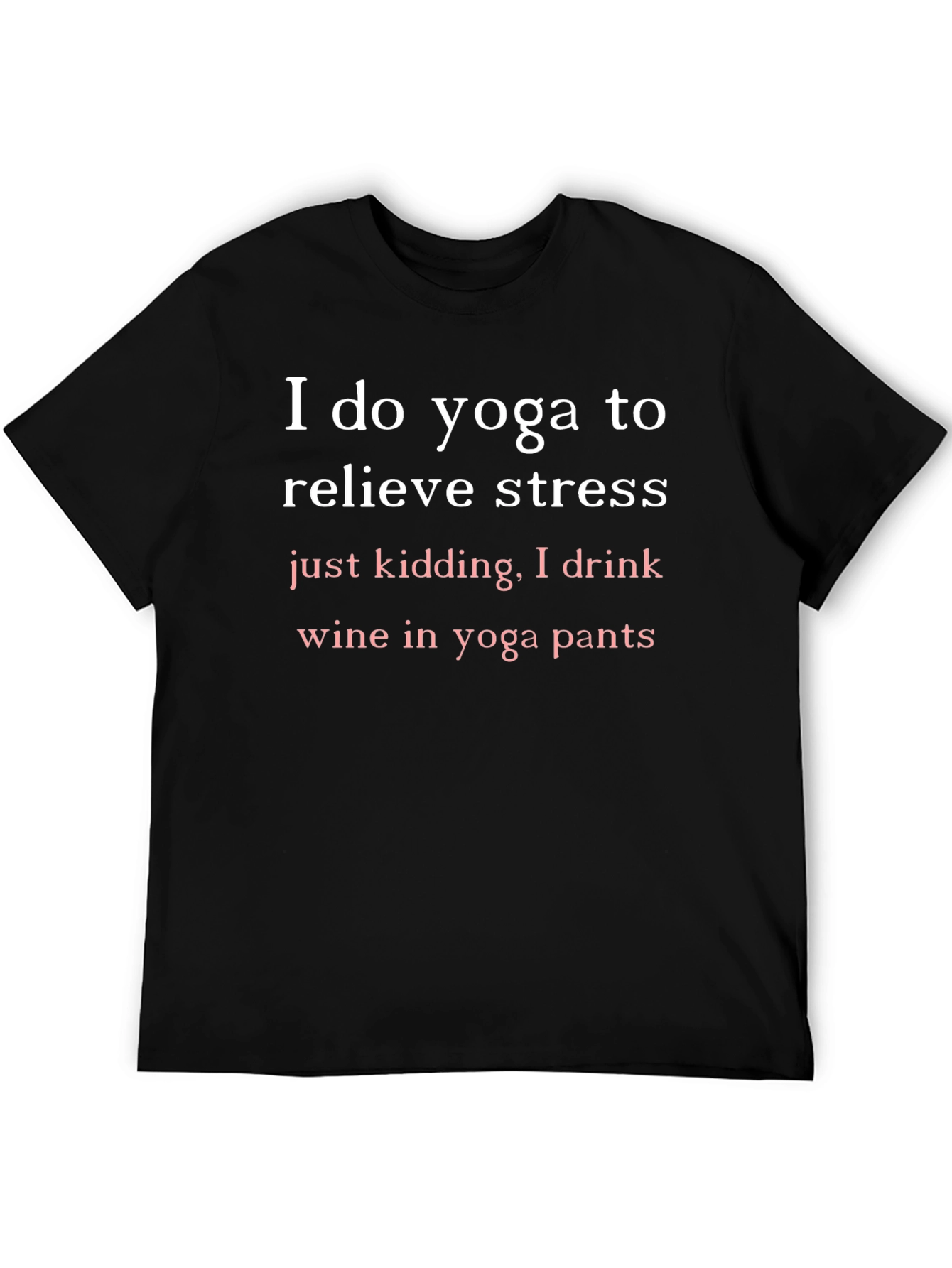 Funny Yoga Wine T-Shirt
