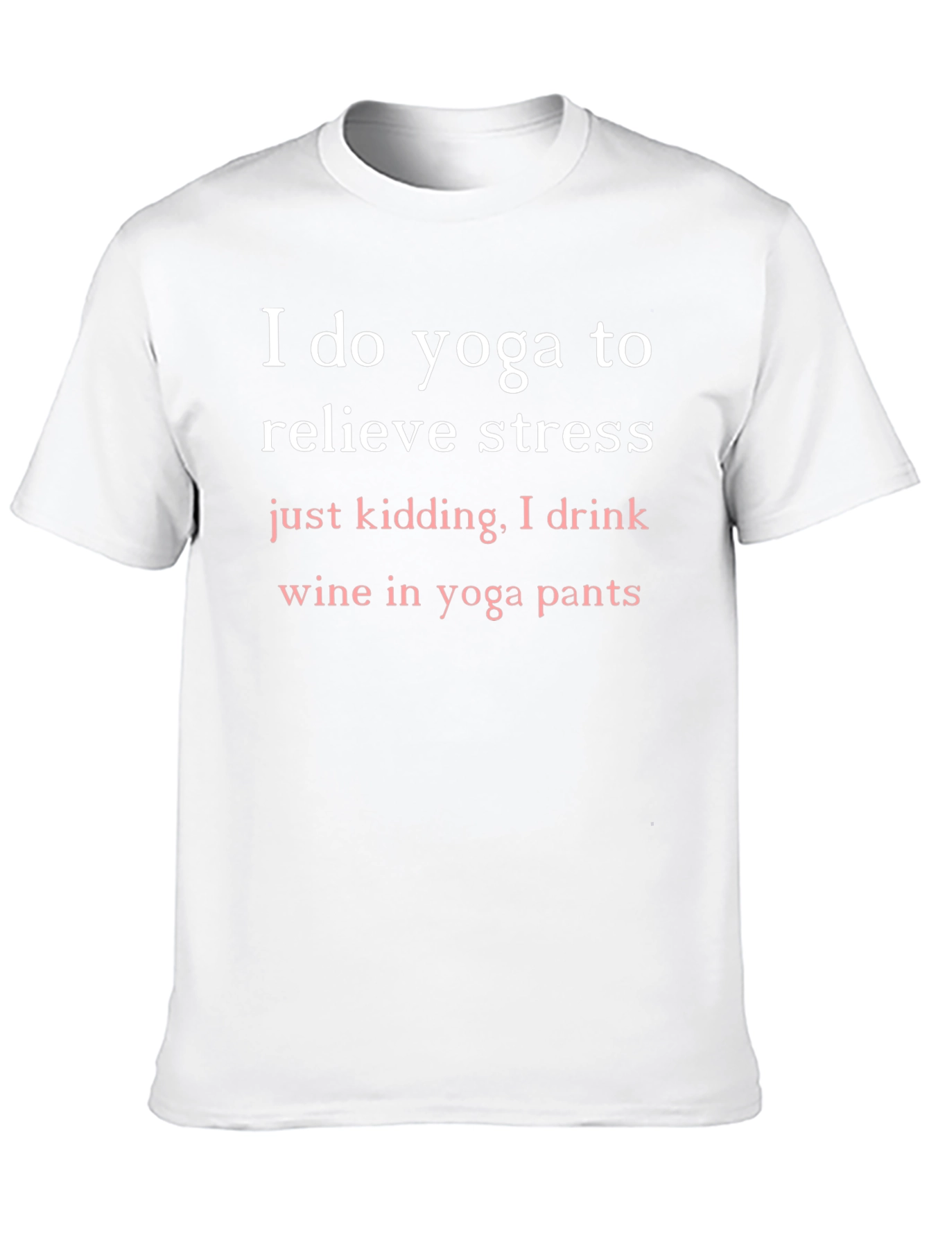 Funny Yoga Wine T-Shirt
