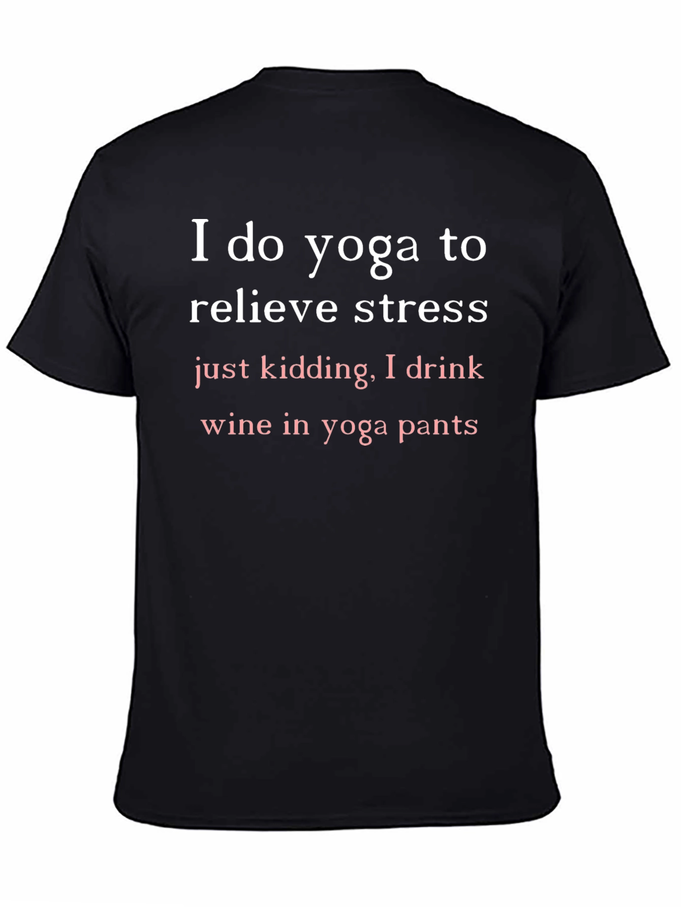 Funny Yoga Wine T-Shirt