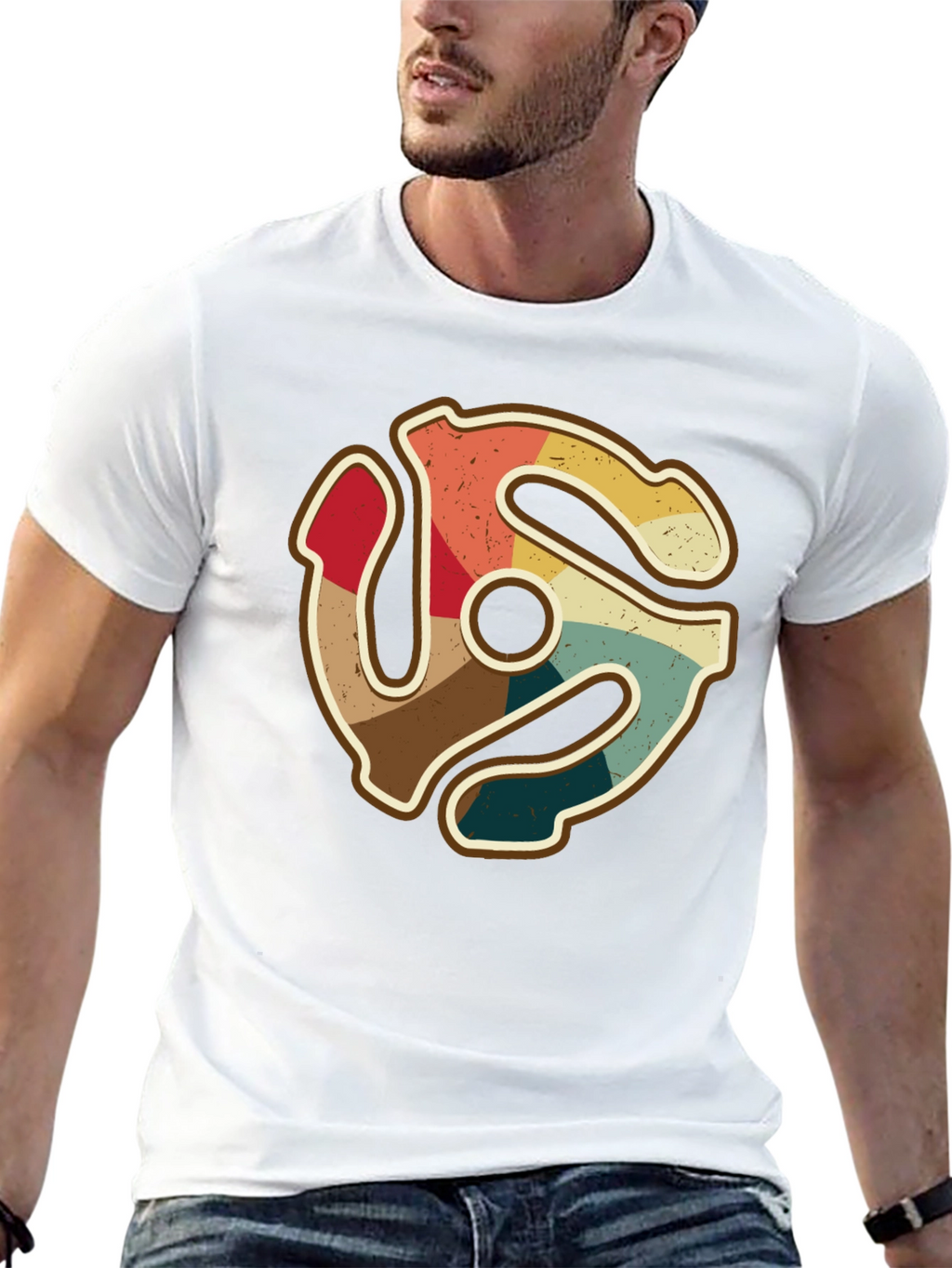 Retro Record Adapter T-Shirt