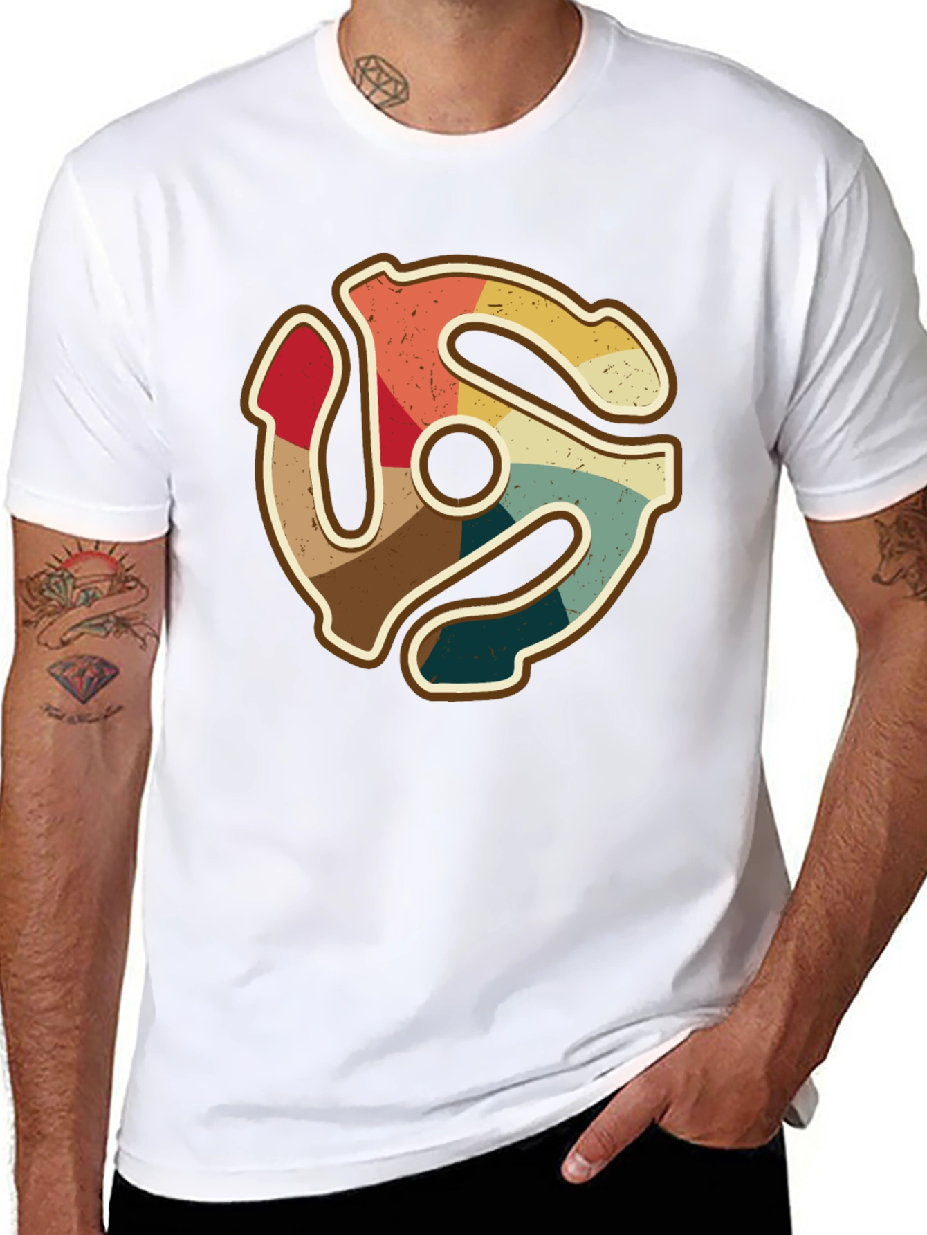 Retro Record Adapter T-Shirt