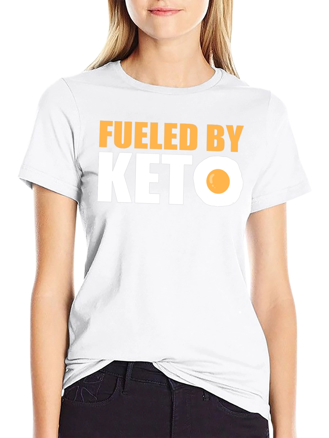 Fueled By Keto T-Shirt Funny Diet Tee