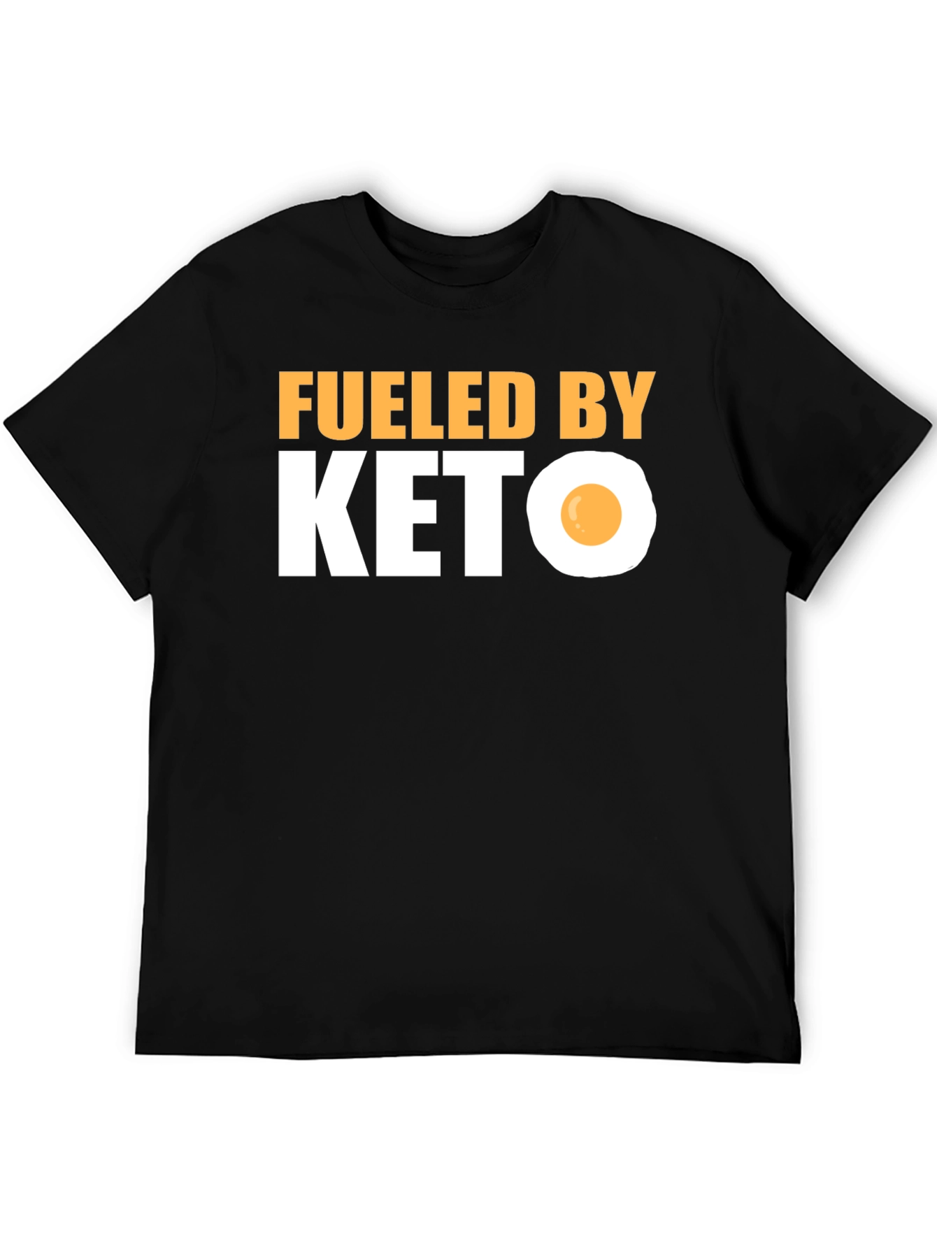 Fueled By Keto T-Shirt Funny Diet Tee