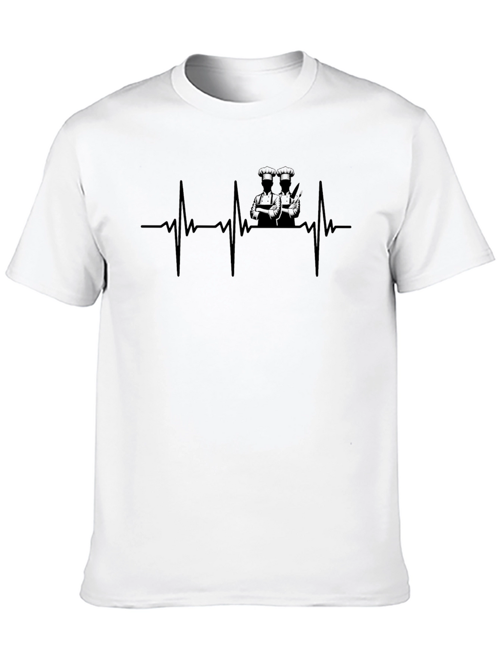 Chef Heartbeat T-Shirt - Culinary Love
