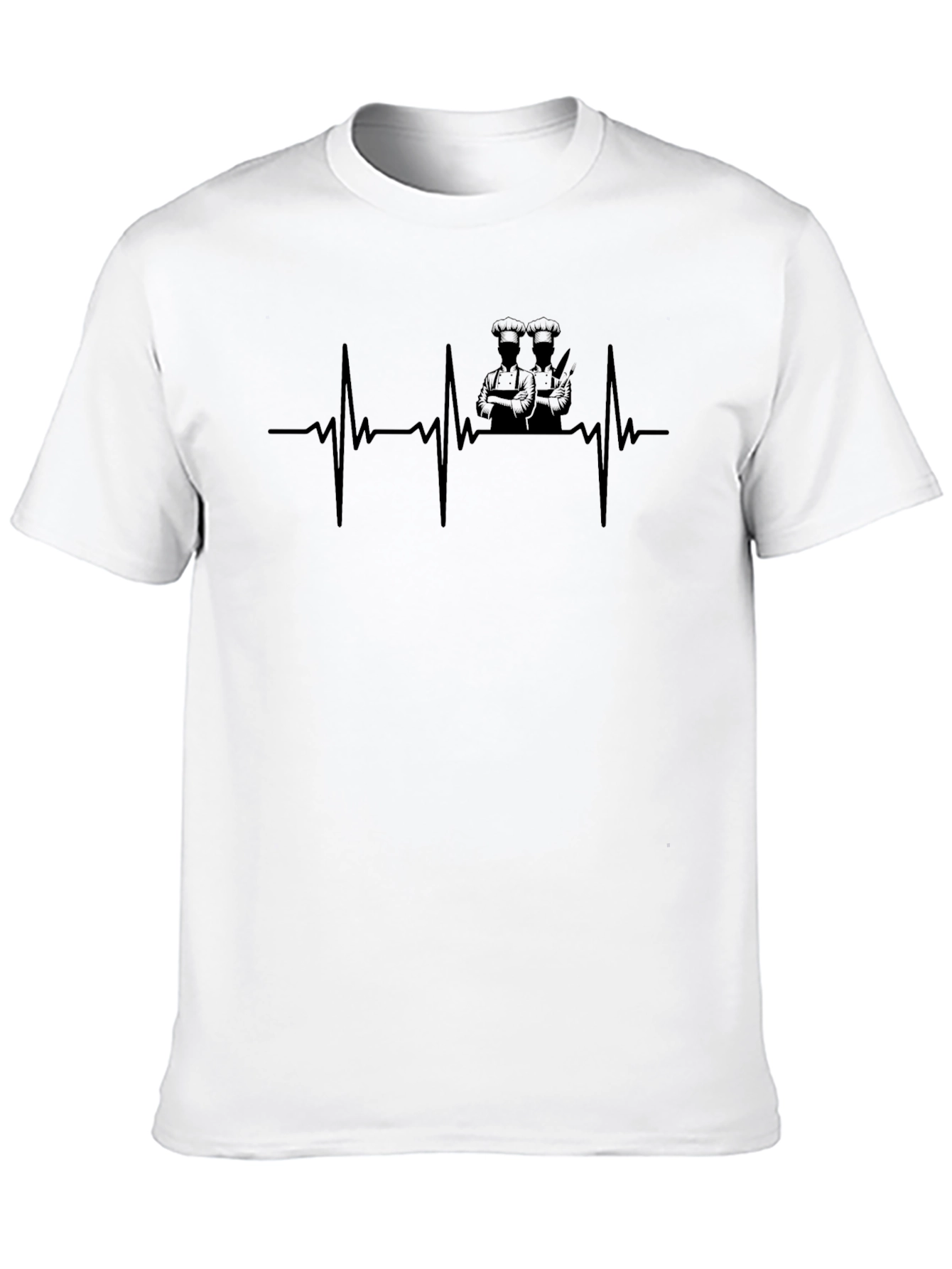 Chef Heartbeat T-Shirt - Culinary Love