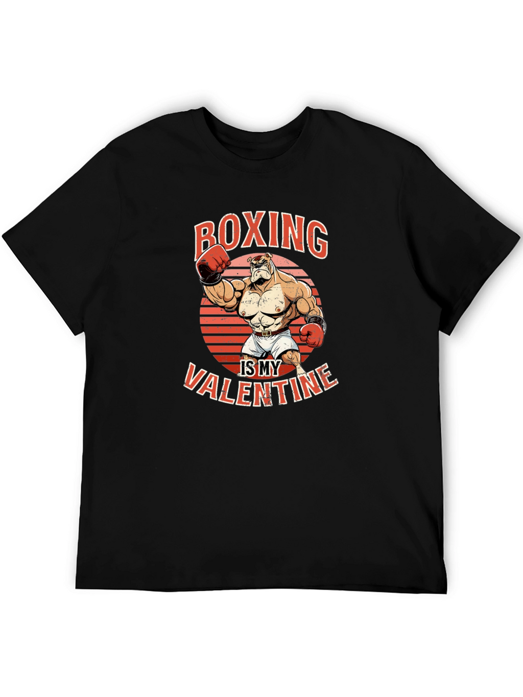 Boxing is My Valentine Graphic T-Shirt