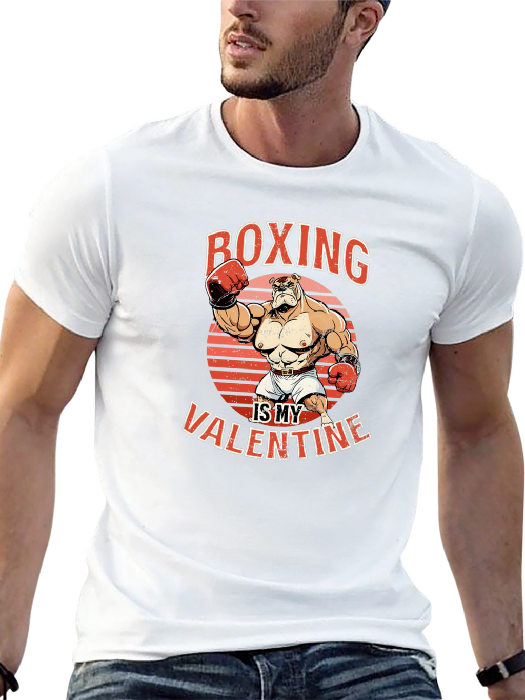 Boxing is My Valentine Graphic T-Shirt
