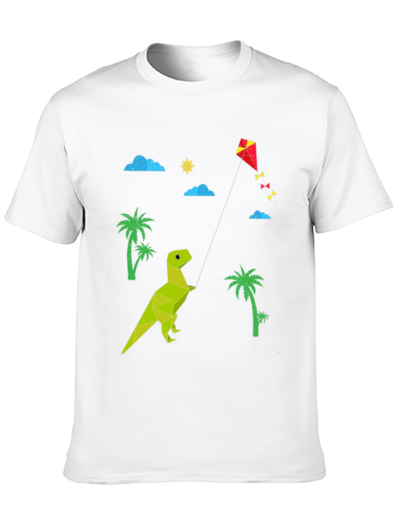 Dino Kite T-Shirt: Stylish Black Tee
