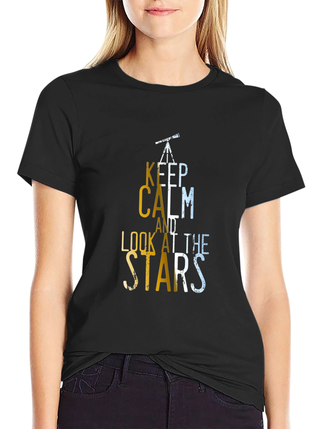 Keep Calm and Look at the Stars T-Shirt