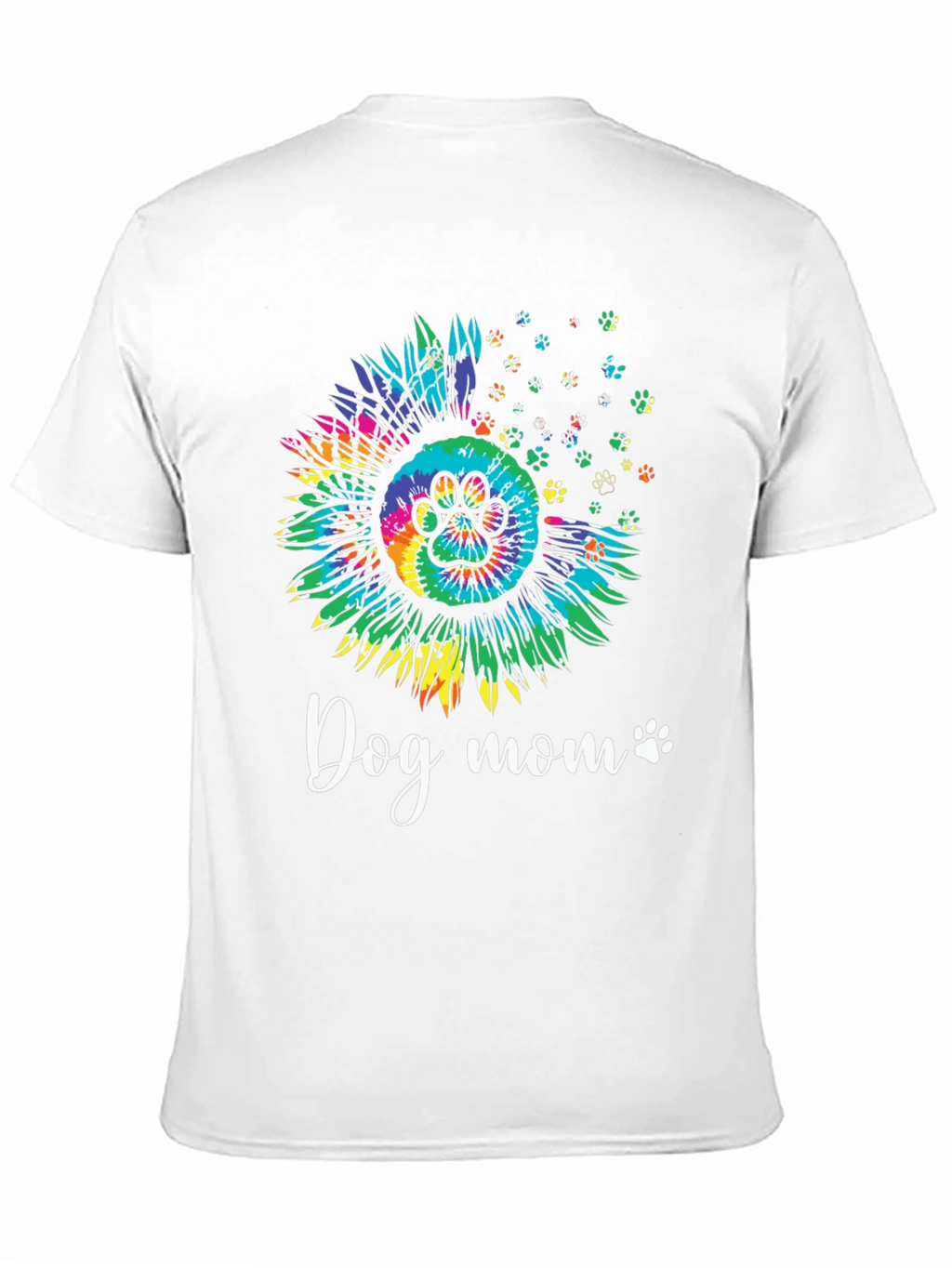 Dog Mom Sunflower Tie Dye Graphic Tee