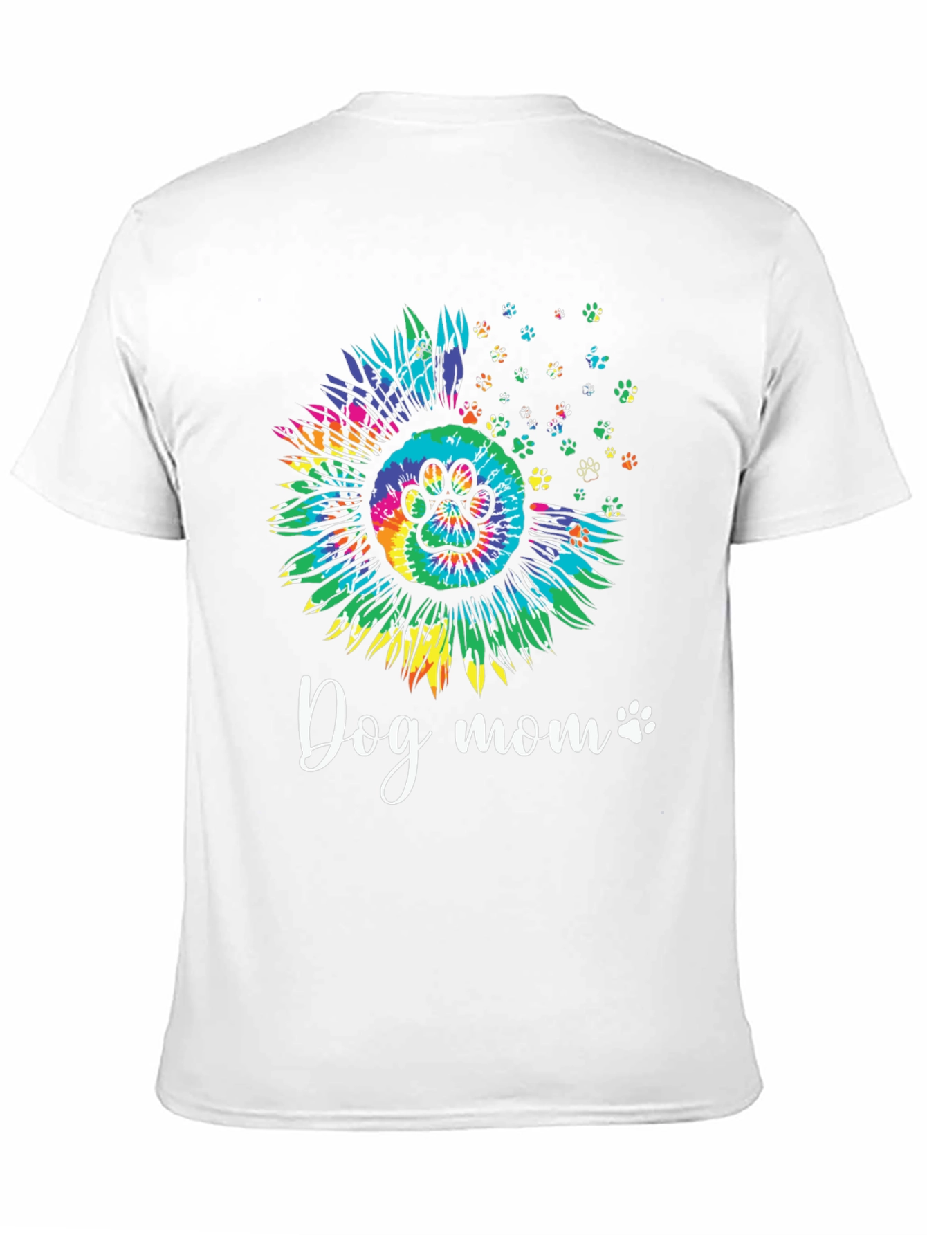 Dog Mom Sunflower Tie Dye Graphic Tee