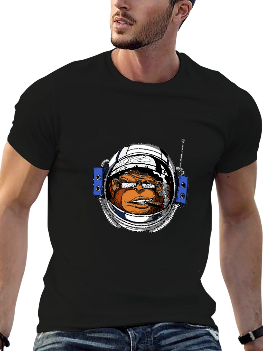 Astronaut Monkey Graphic Tee