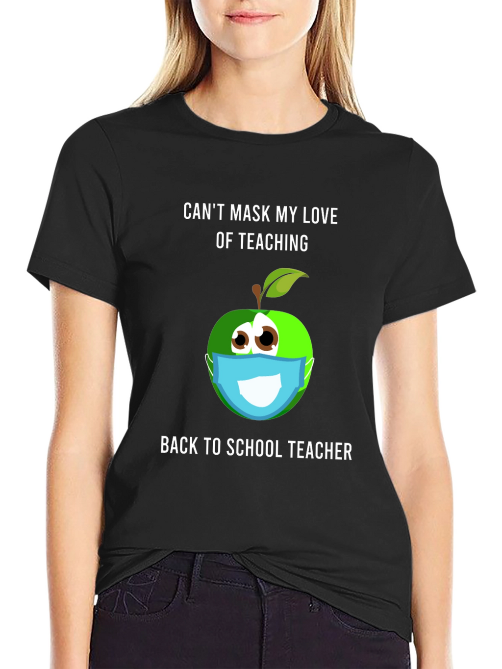 Funny Teacher Mask T-Shirt - Back to School