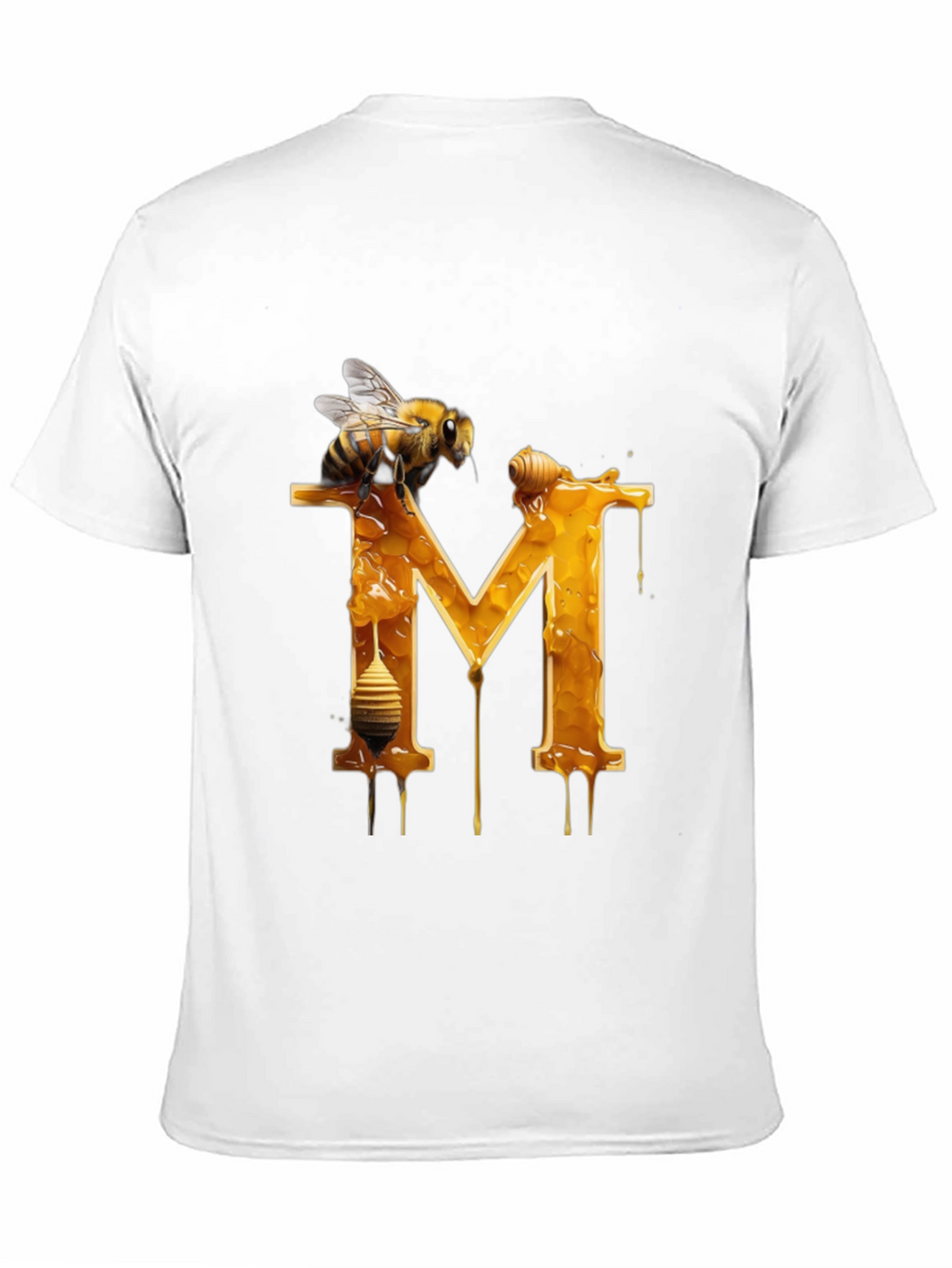 Honey Bee M Letter T-Shirt