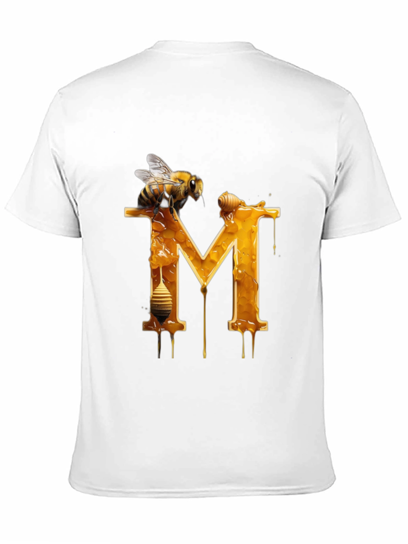 Honey Bee M Letter T-Shirt