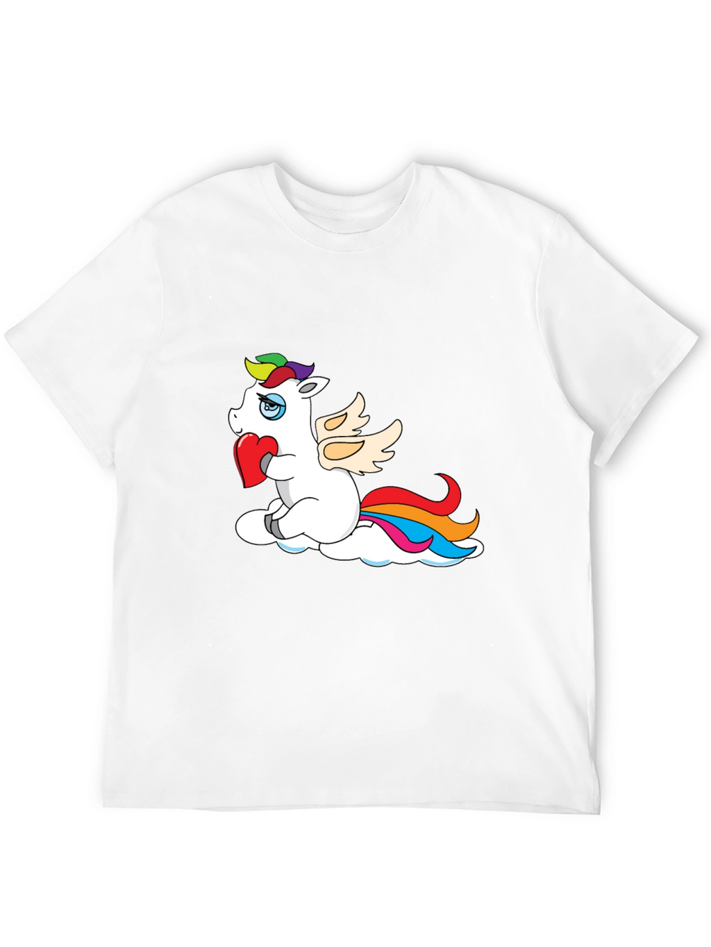 Heartbroken Unicorn Black Tee