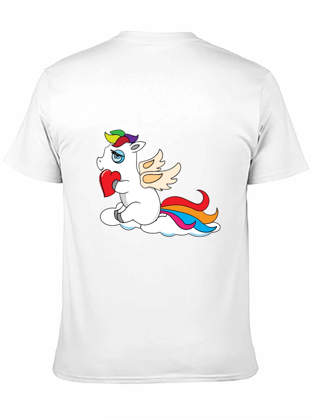 Heartbroken Unicorn Black Tee