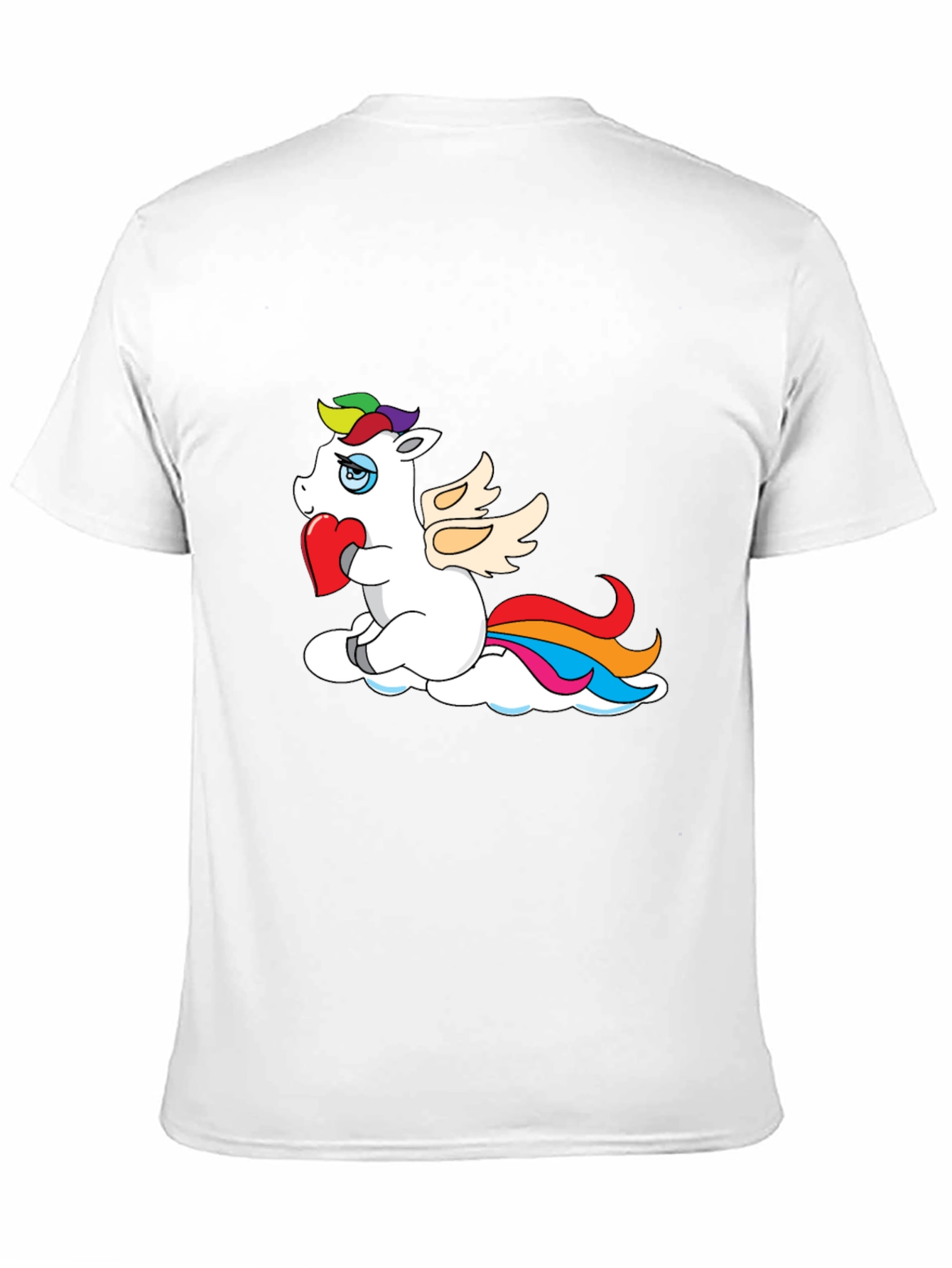 Heartbroken Unicorn Black Tee